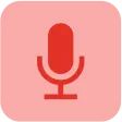 Microphone-and-speakers icon-hover-red