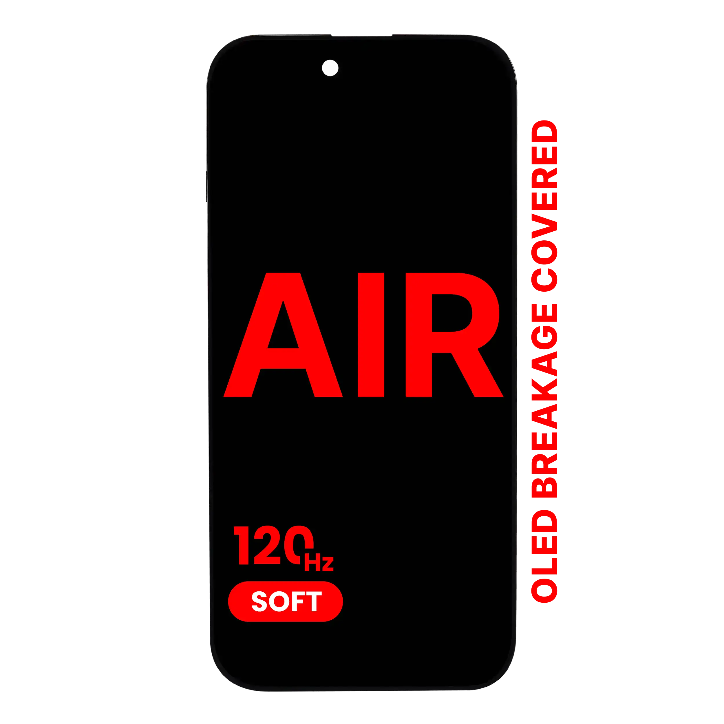 DD | Replacement Touch Screen | Soft OLED | For iPhone Air | Black