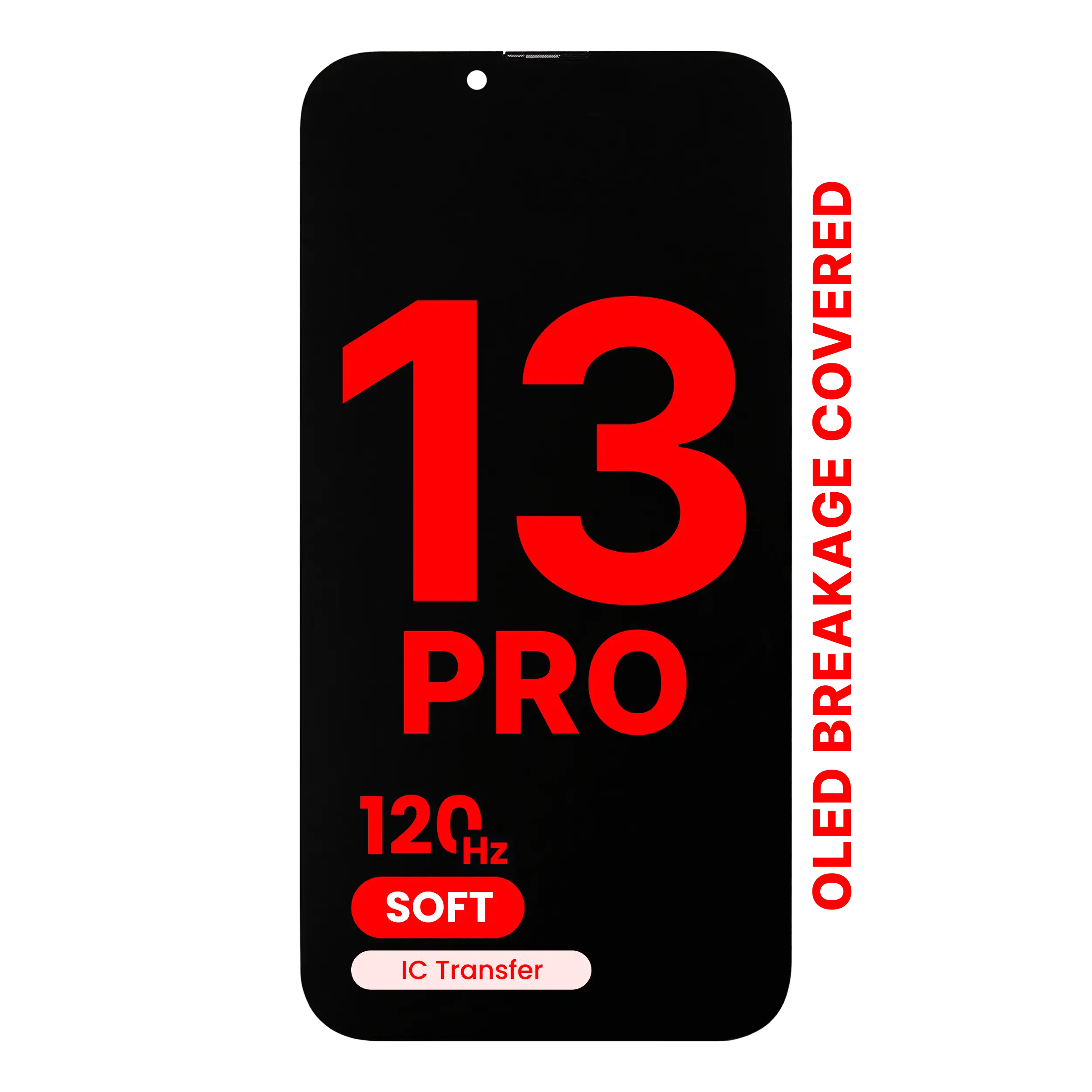 A.Replacement DD Premium 120HZ Soft OLED Touch Screen for iPhone 13 Pro With Tools
