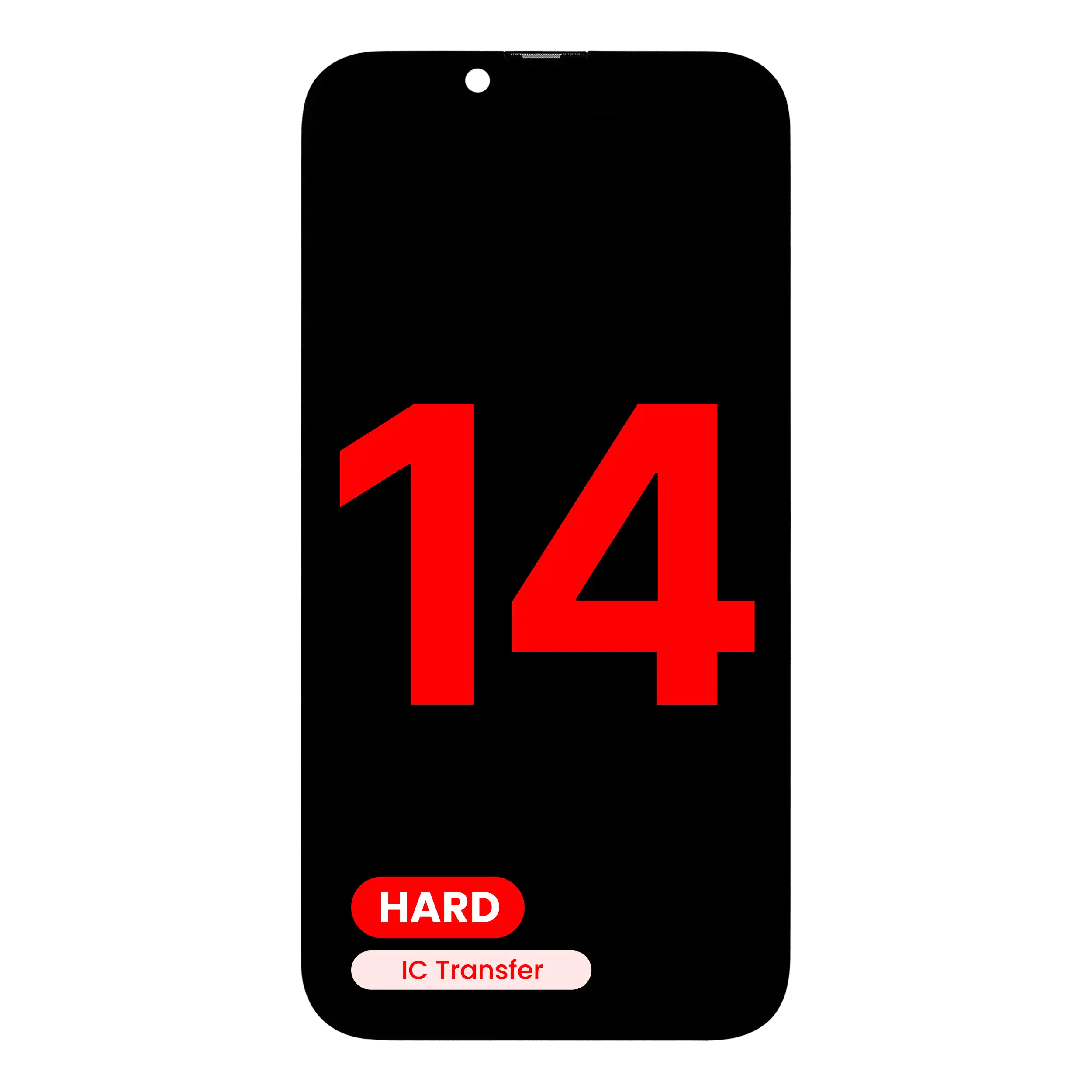 DD | Replacement Touch Screen | Hard OLED | For iPhone 14 | Black