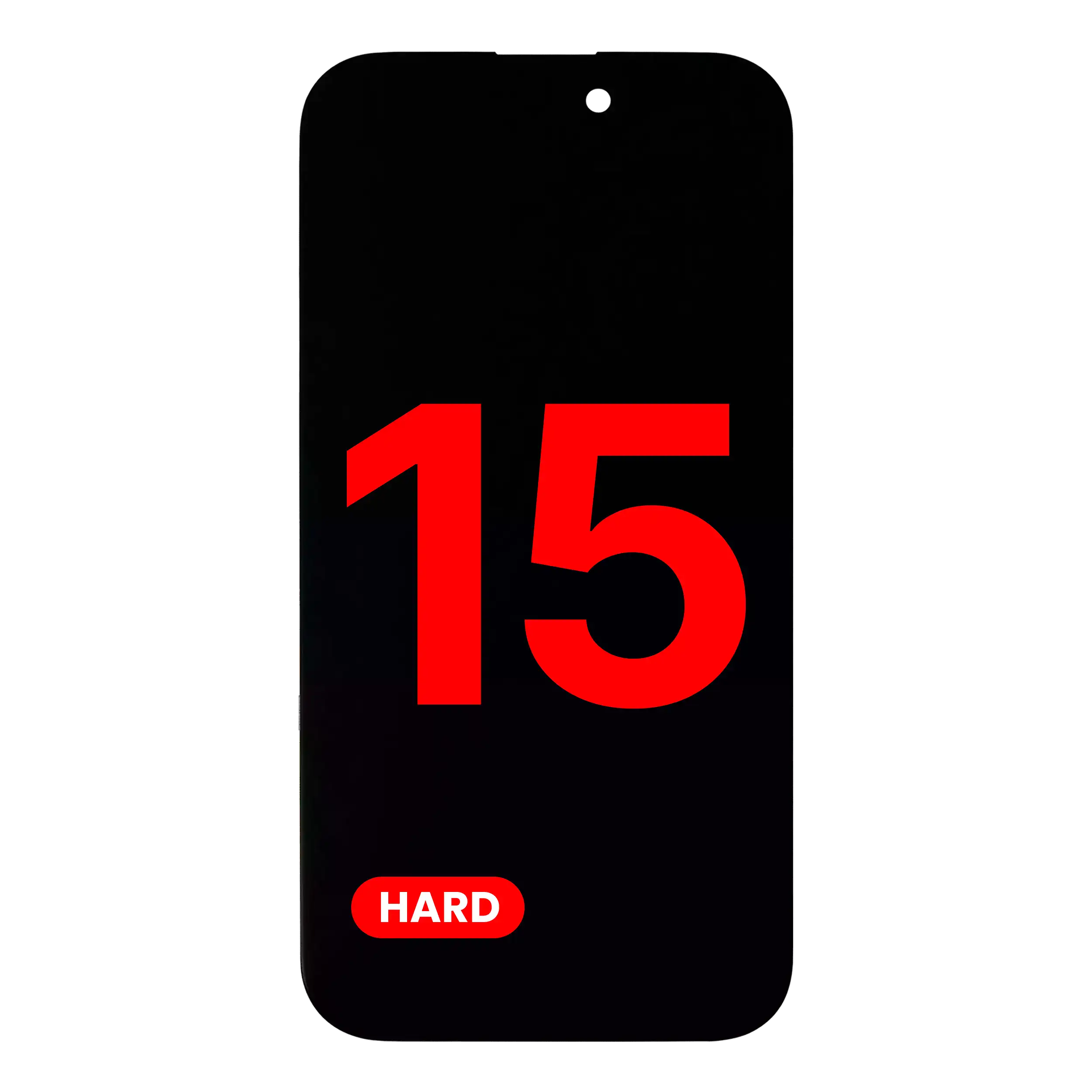 DD | Replacement Touch Screen | Hard OLED | For iPhone 15 | Black