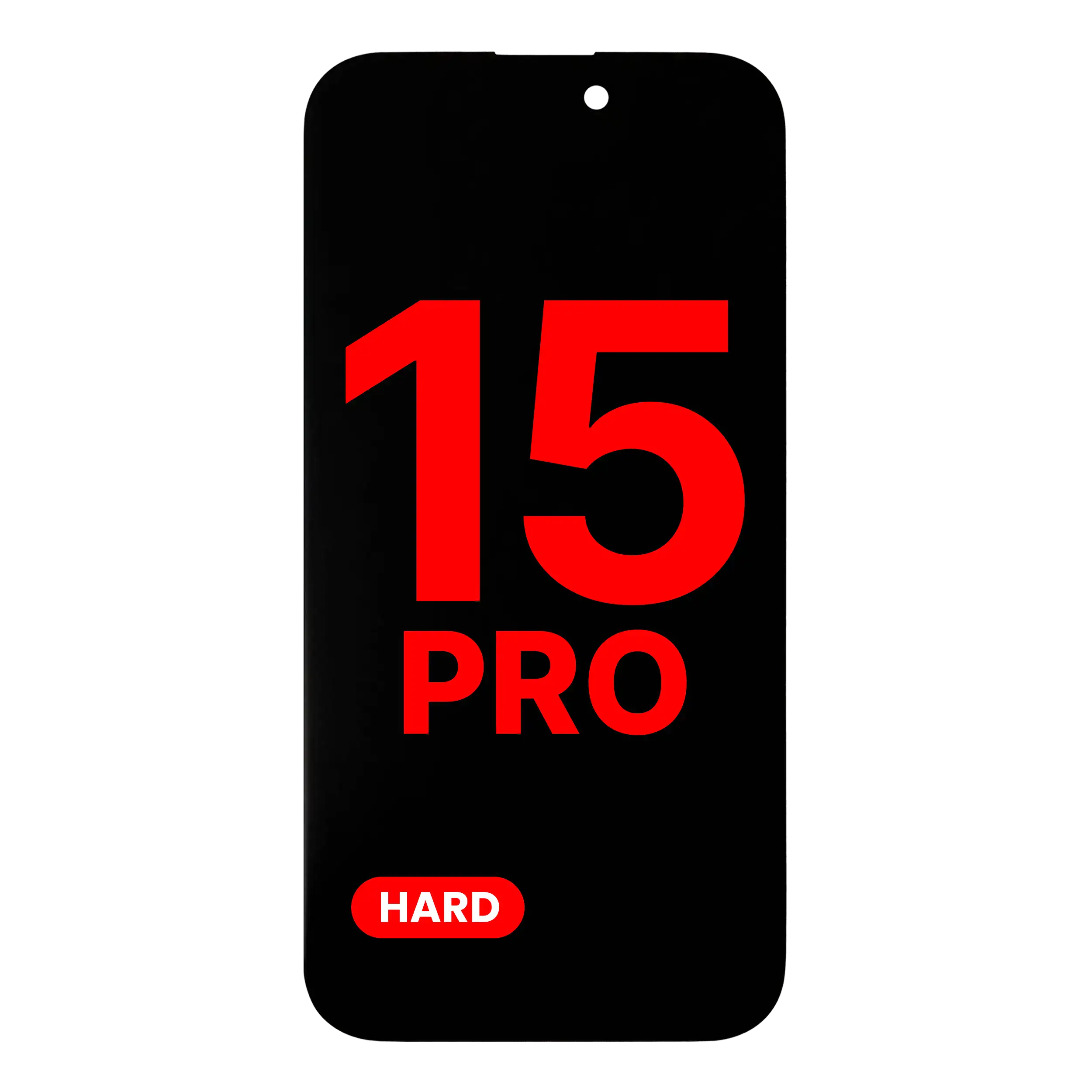 DD | Replacement Touch Screen | Hard OLED | For iPhone 15 Pro | Black