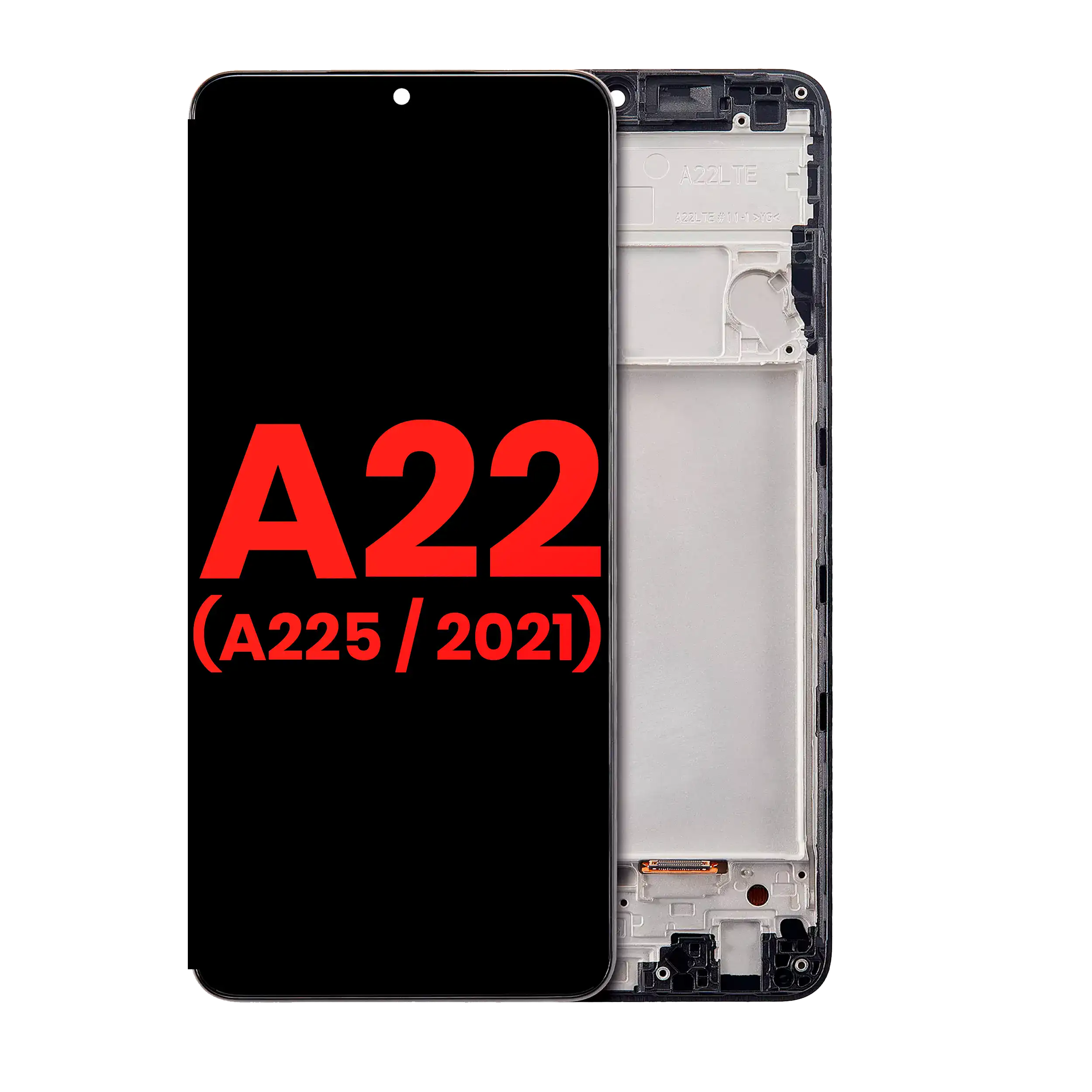 OLED Assembly With Frame For Samsung Galaxy A22 4G (A225 / 2021)
