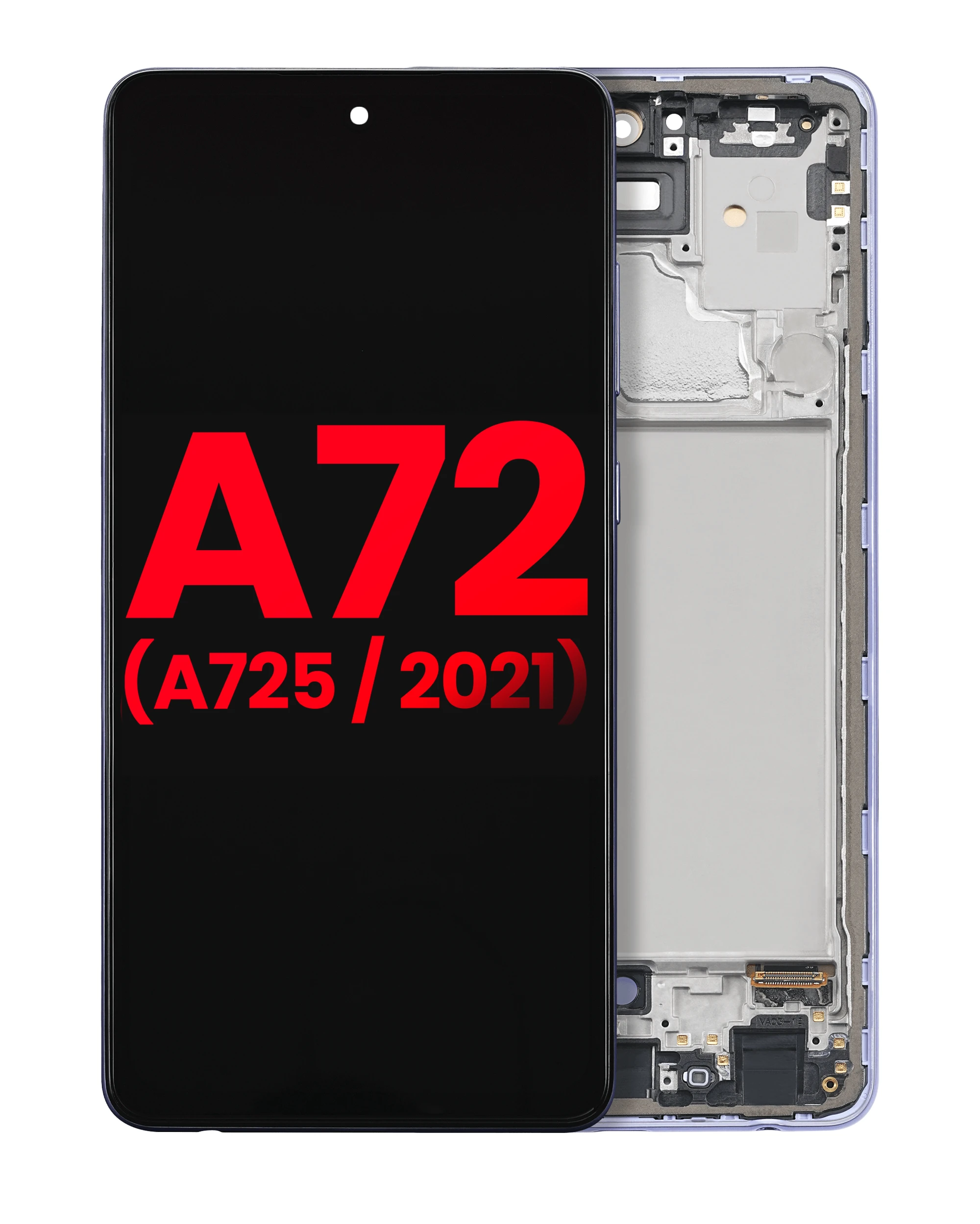 OLED Assembly With Frame For Samsung A72 (A725 / 2021) (6.67″) (Awesome Violet)