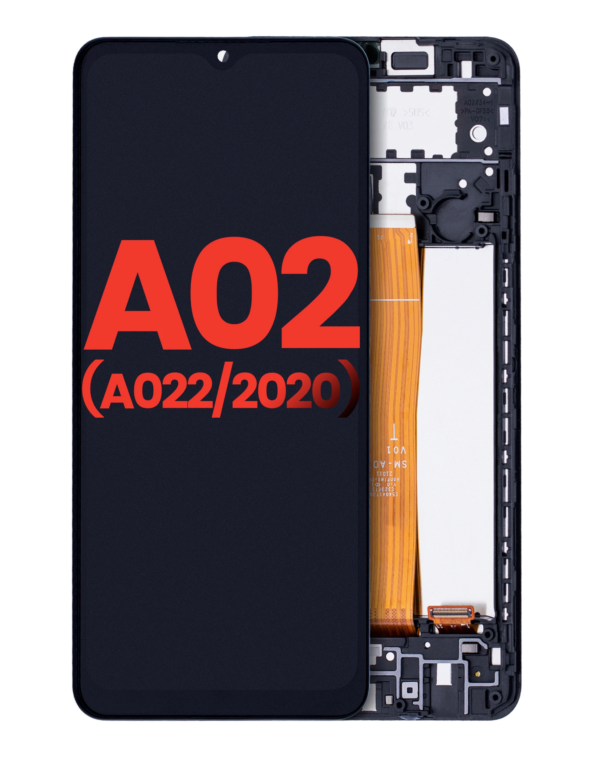 LCD Assembly With Frame For Samsung Galaxy A02 (A022 / 2020)