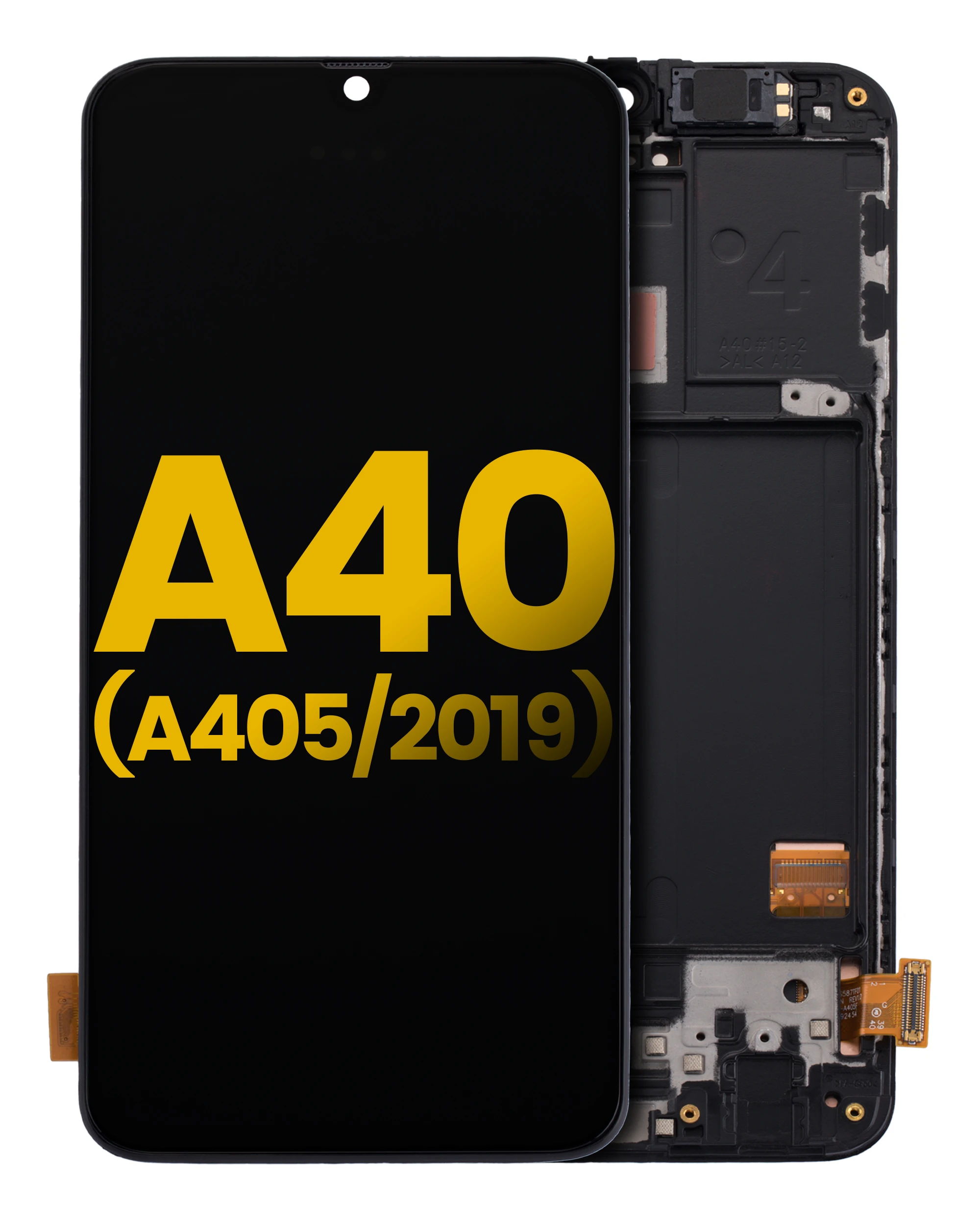 OLED Assembly With Frame For Samsung Galaxy A40 (A405 / 2019)