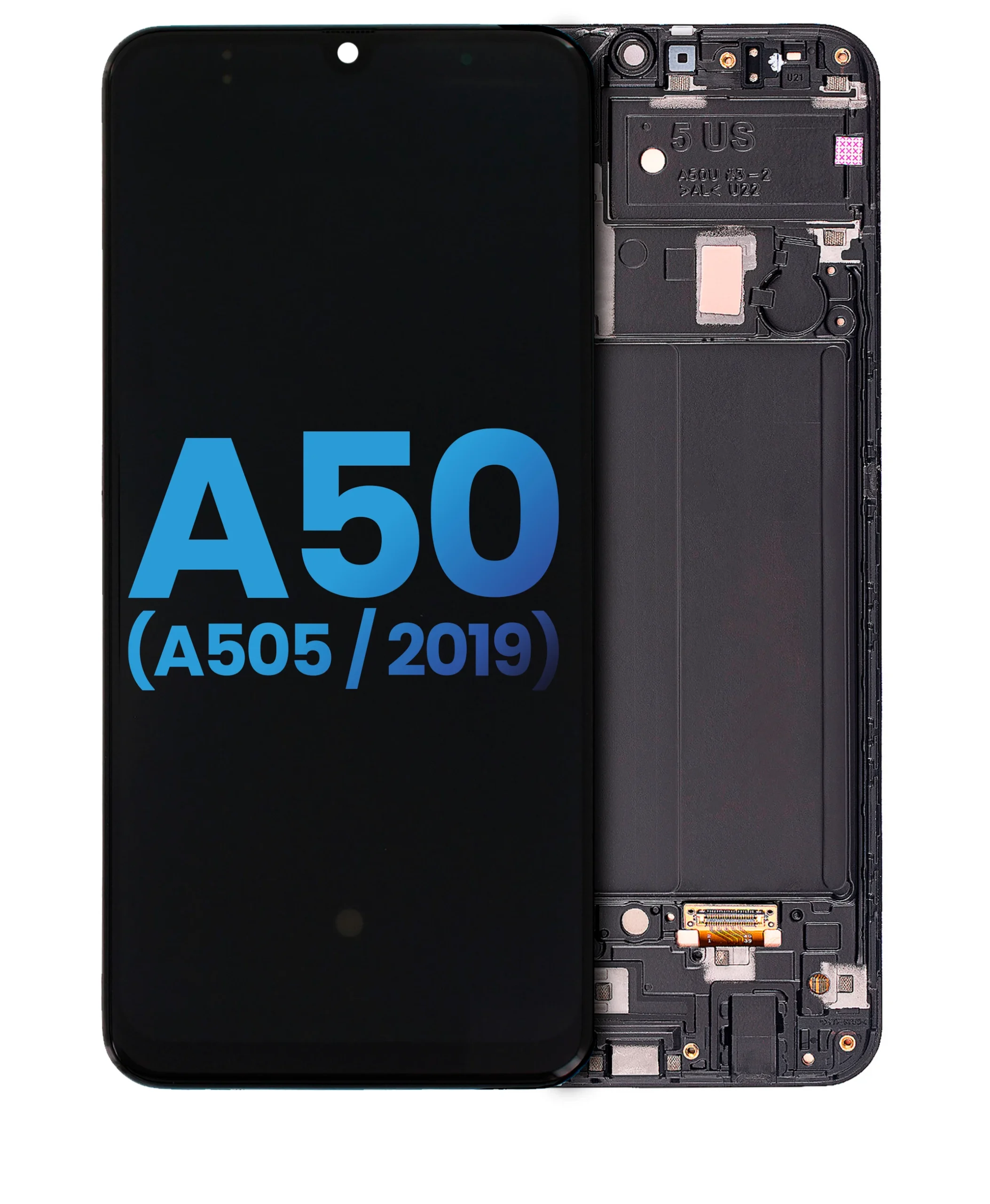LCD Assembly With Frame (Without Finger Print Sensor) For Samsung Galaxy A50 (A505 / 2019) (US Version)