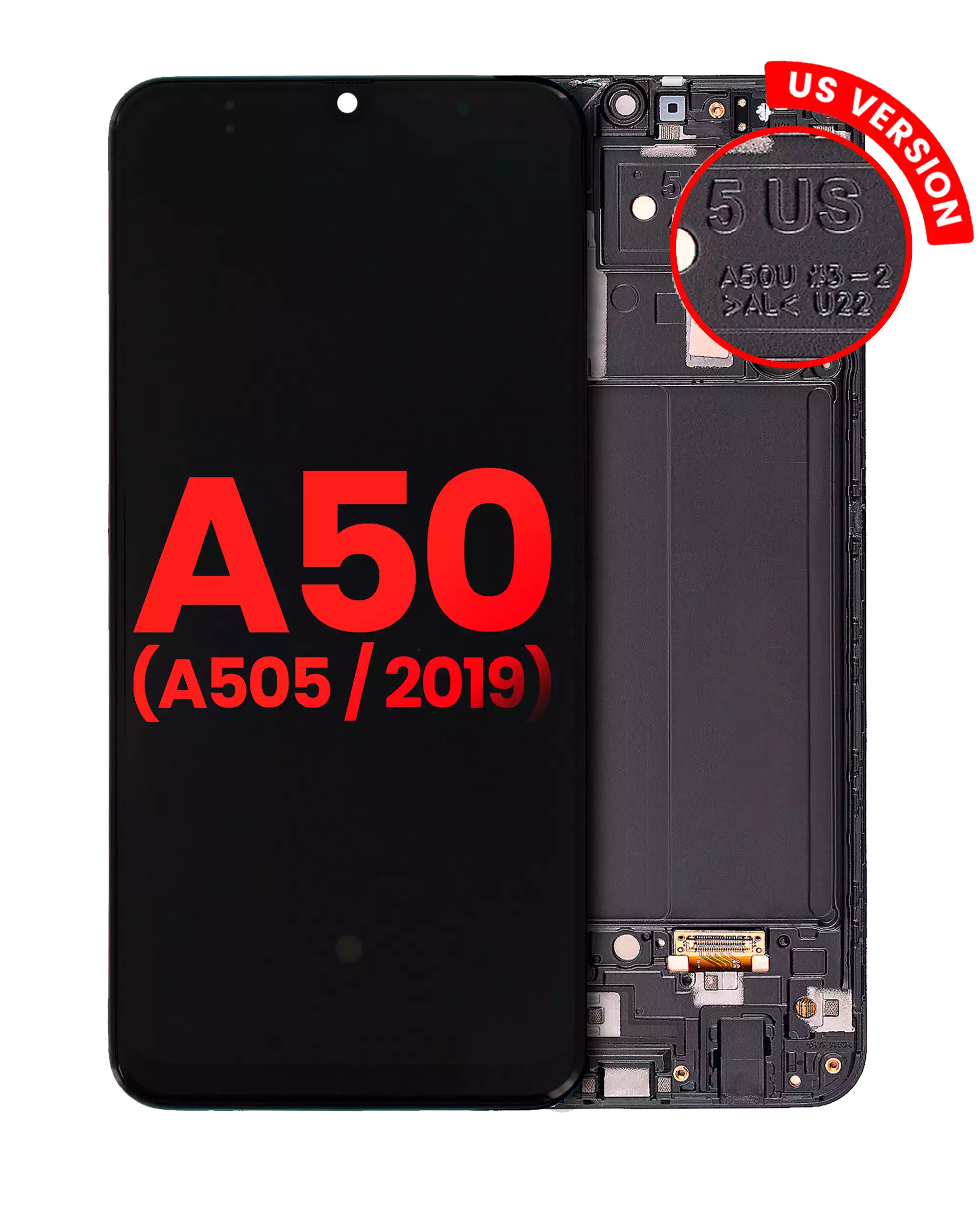 OLED Assembly With Frame For Samsung Galaxy A50 (A505 / 2019) (US Version)