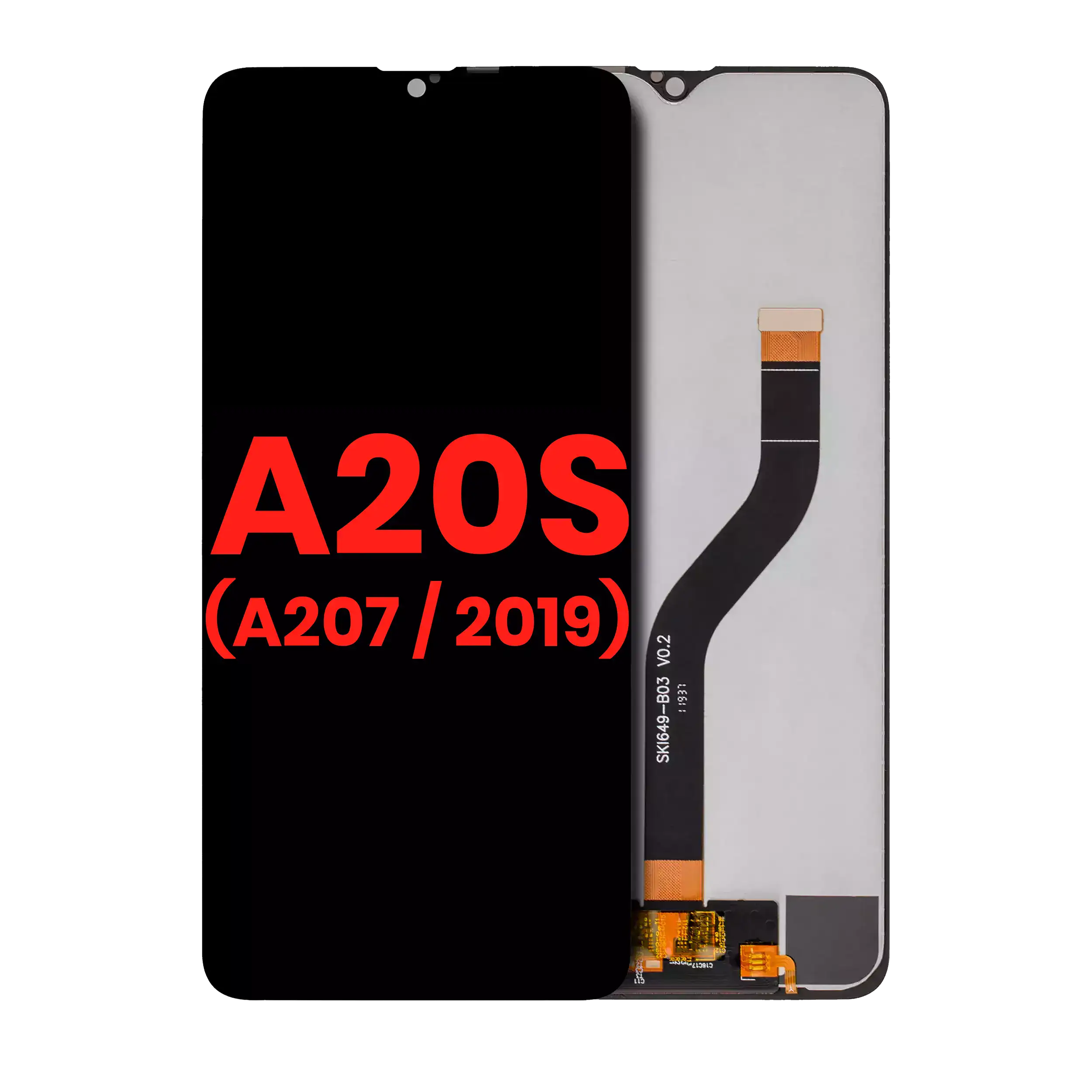LCD Assembly Without Frame For Samsung Galaxy A20s (A207 / 2019)