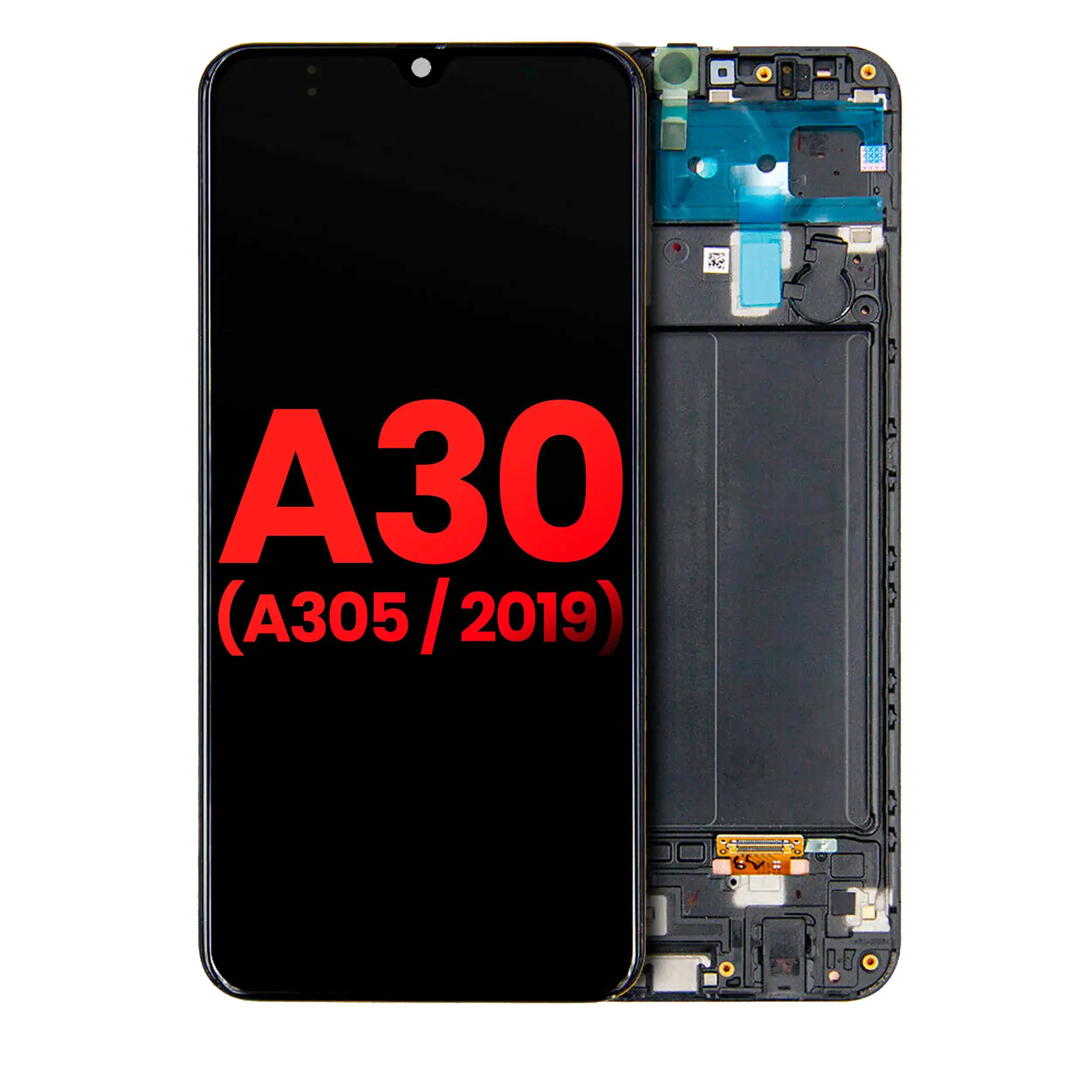 OLED Assembly With Frame For Samsung Galaxy A30 (A305 / 2019)