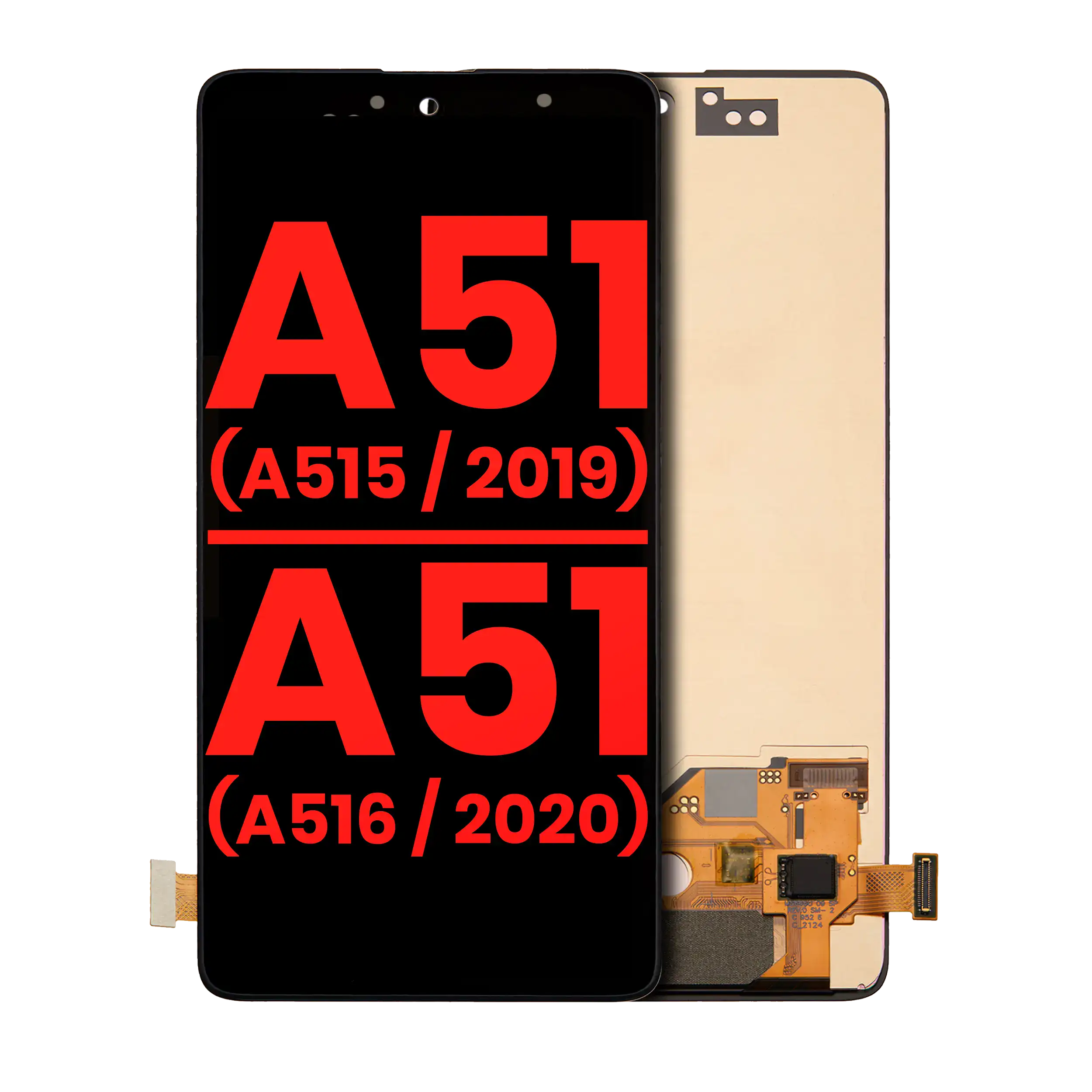 OLED Assembly Without Frame For Samsung Galaxy A51 4G (A515 / 2019) / 5G (A516 / 2020) (6.46″)