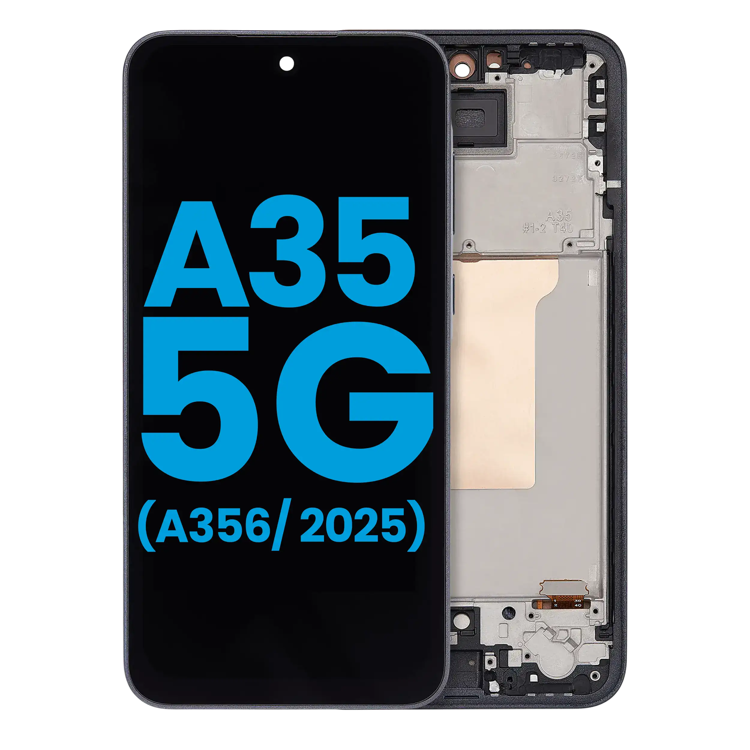 LCD Assembly With Frame For Samsung Galaxy A35 5G (A356 / 2025) (6.58″) (US Version) (Navy)