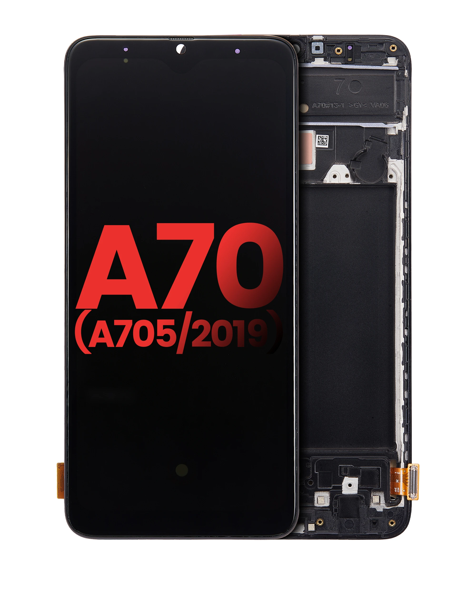 OLED Assembly With Frame For Samsung Galaxy A70 (A705 / 2019) (6.33″)