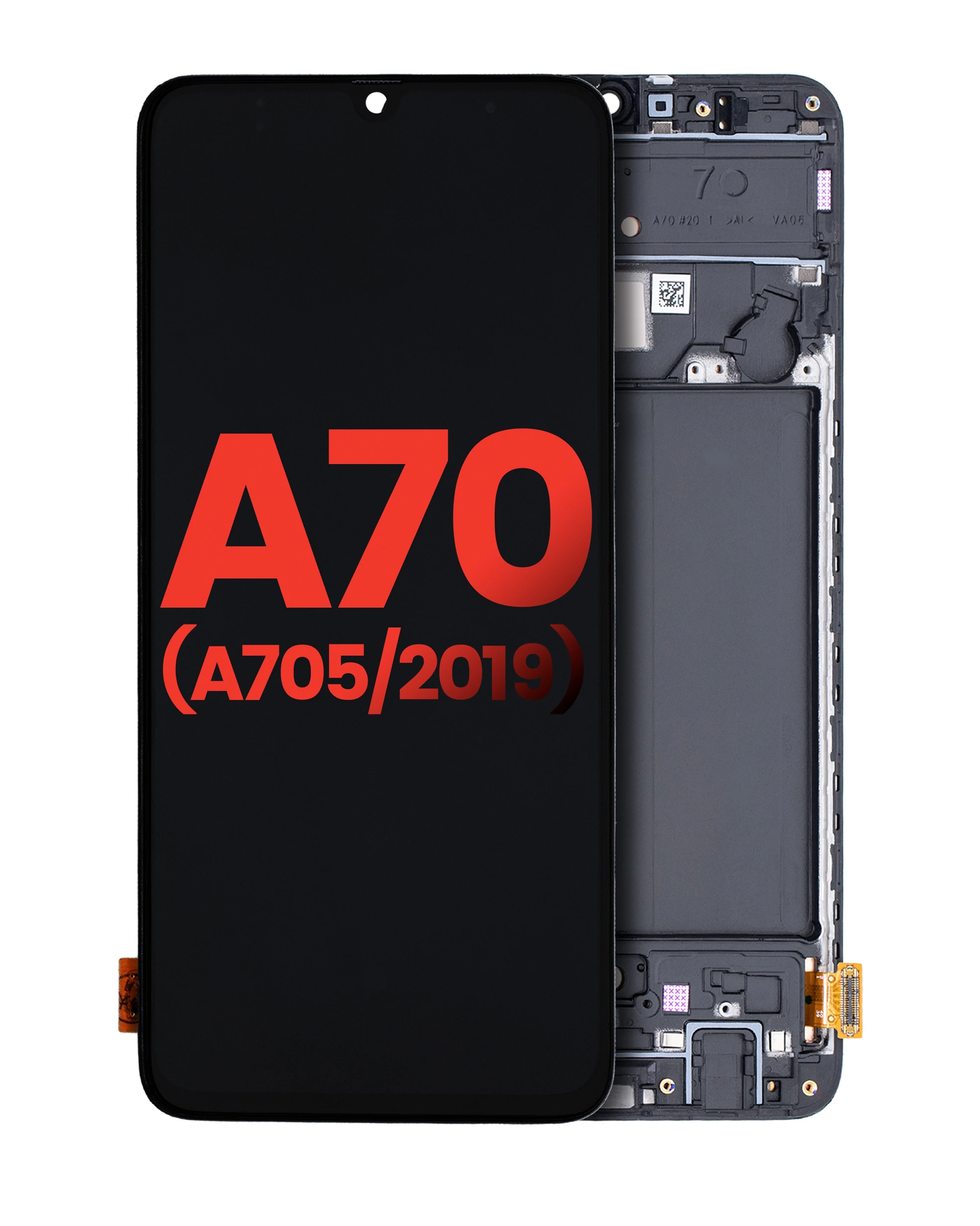 OLED Assembly With Frame For Samsung Galaxy A70 (A705 / 2019) (6.67″)