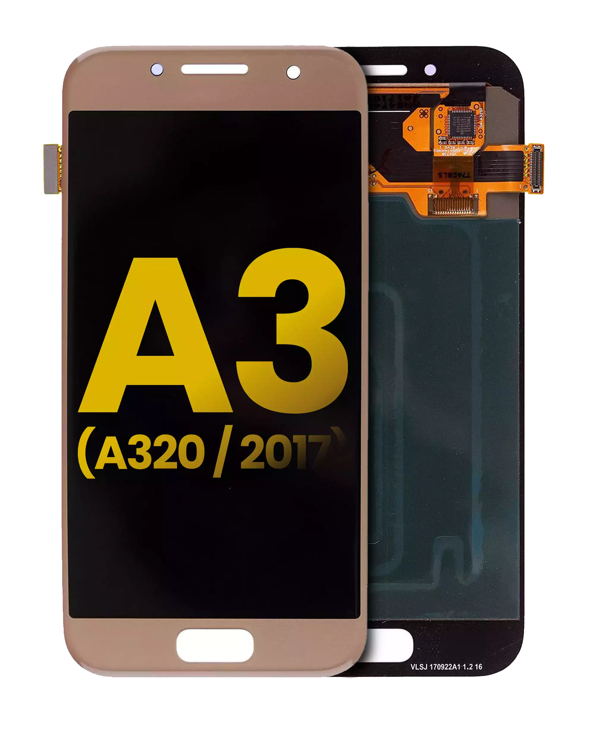 OLED Assembly Without Frame For Samsung Galaxy A3 (A320 / 2017) (Gold)