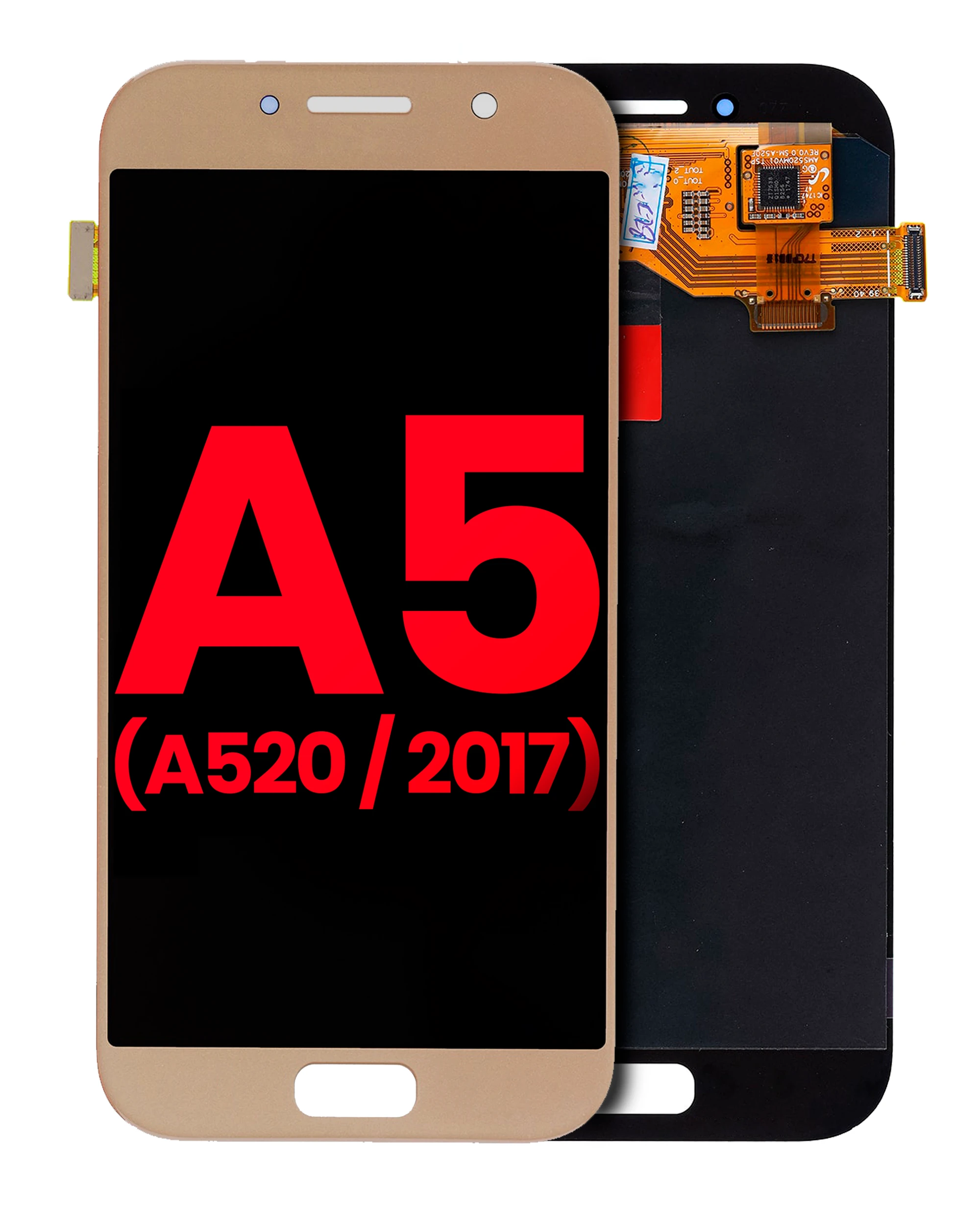 OLED Assembly Without Frame For Samsung Galaxy A5 (A520 / 2017) (Gold)