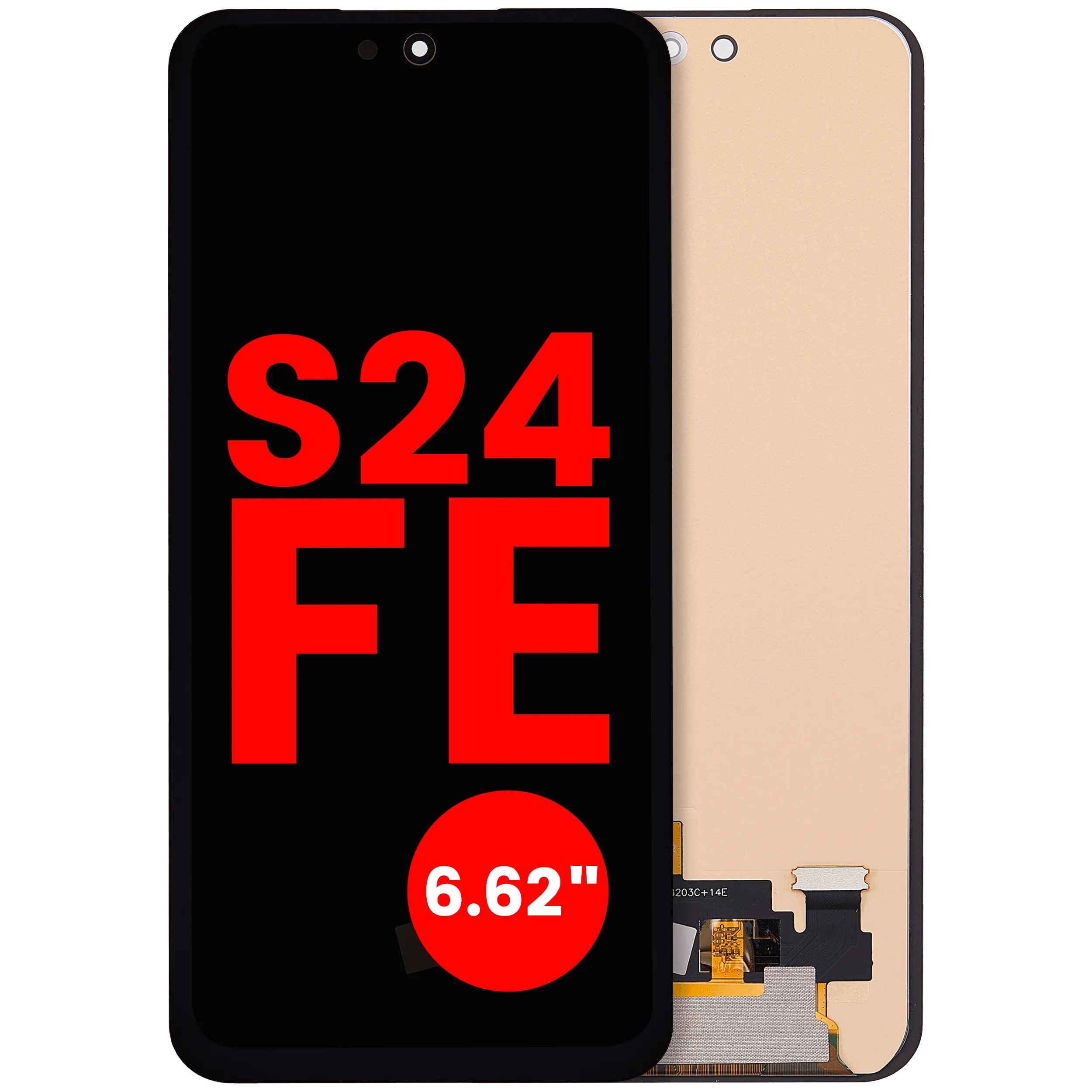 OLED Assembly Without Frame For Samsung Galaxy S24 FE 5G (6.62″) (Aftermarket Plus)