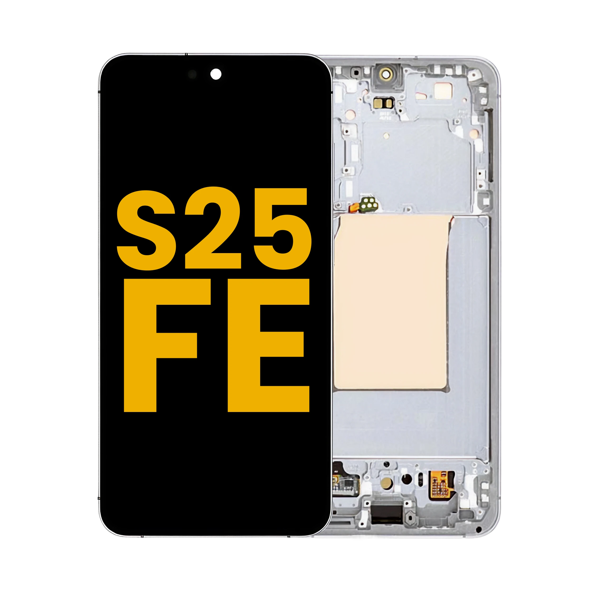 OLED Assembly With Frame For Samsung Galaxy S25 FE 5G (US & International Version) (White)