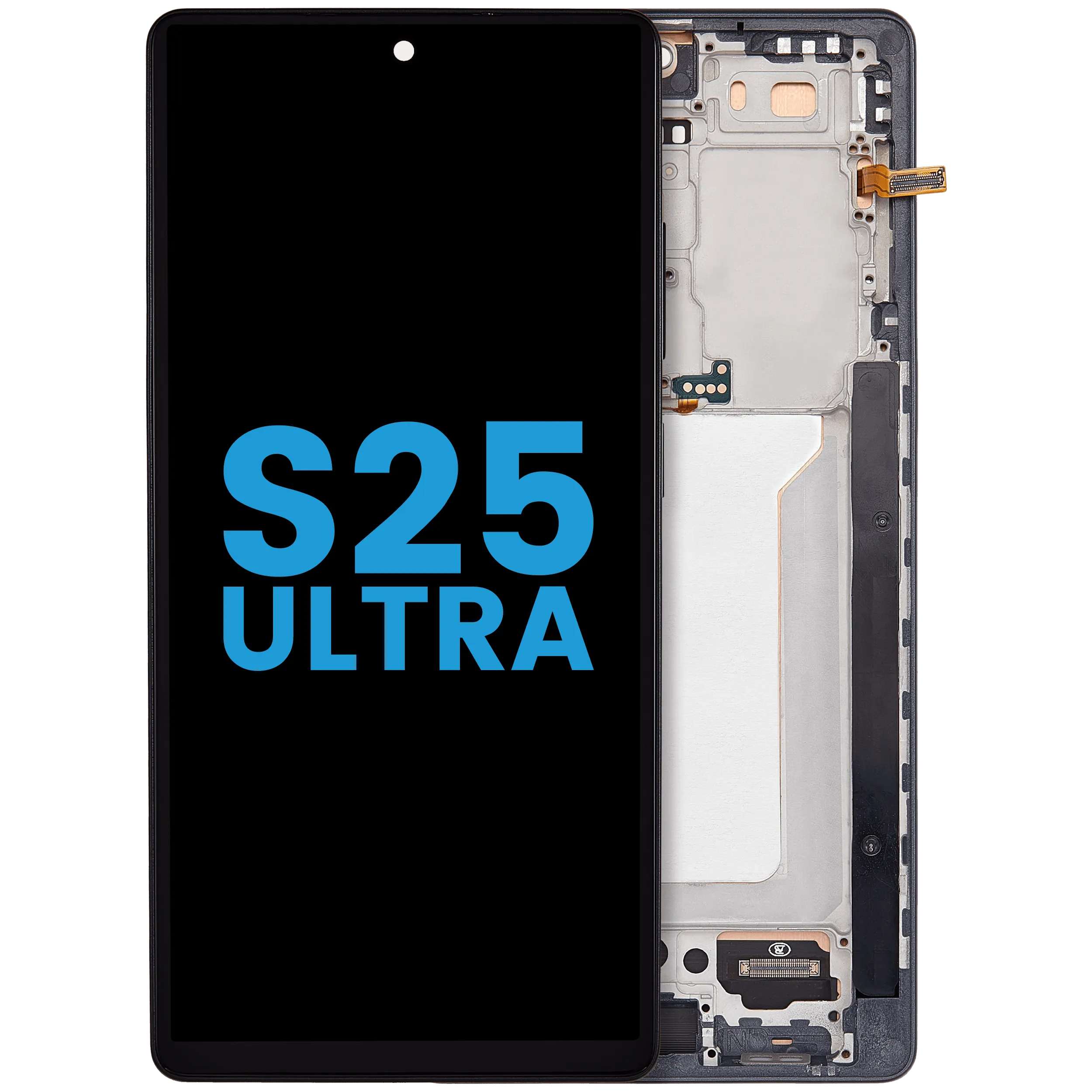 LCD Assembly With Frame (Without FingerPrint Sensor) For Samsung Galaxy S25 Ultra 5G (Titanium Jet Black)