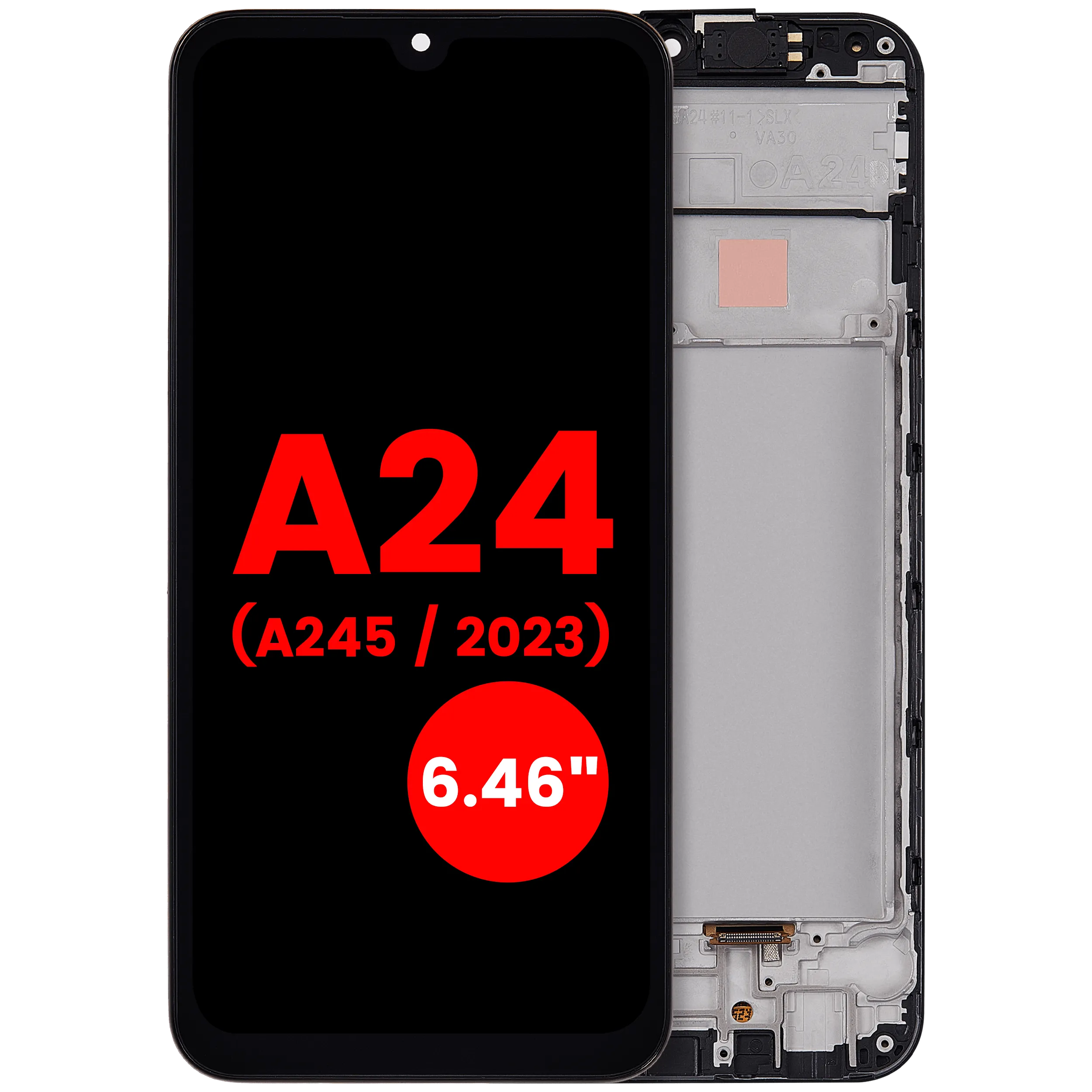 OLED Assembly With Frame For Samsung Galaxy A24 4G (A245 / 2023) (6.46″)