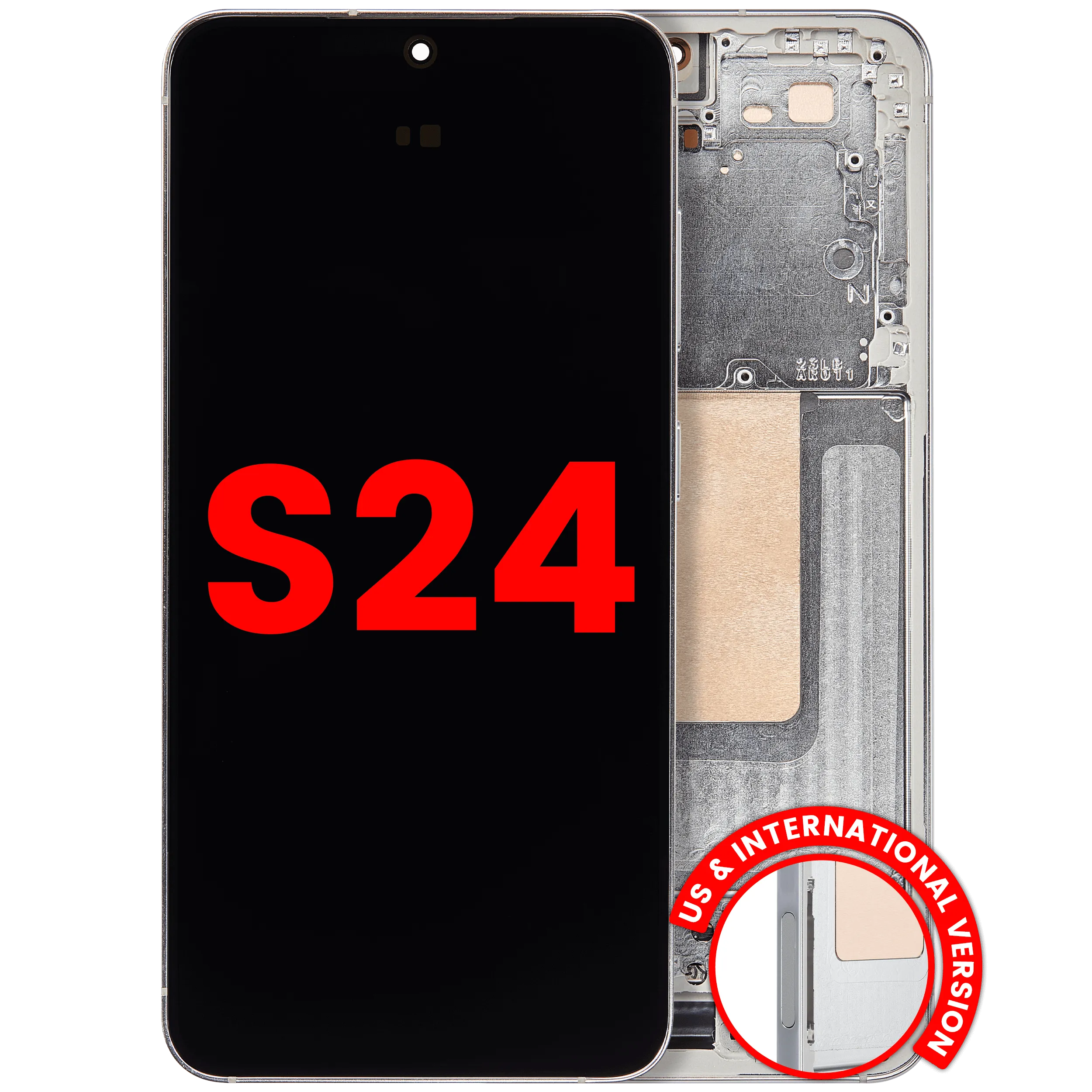 OLED Assembly With Frame For Samsung Galaxy S24 5G (US & International Version) (Aftermarket Plus) (Jade Green)