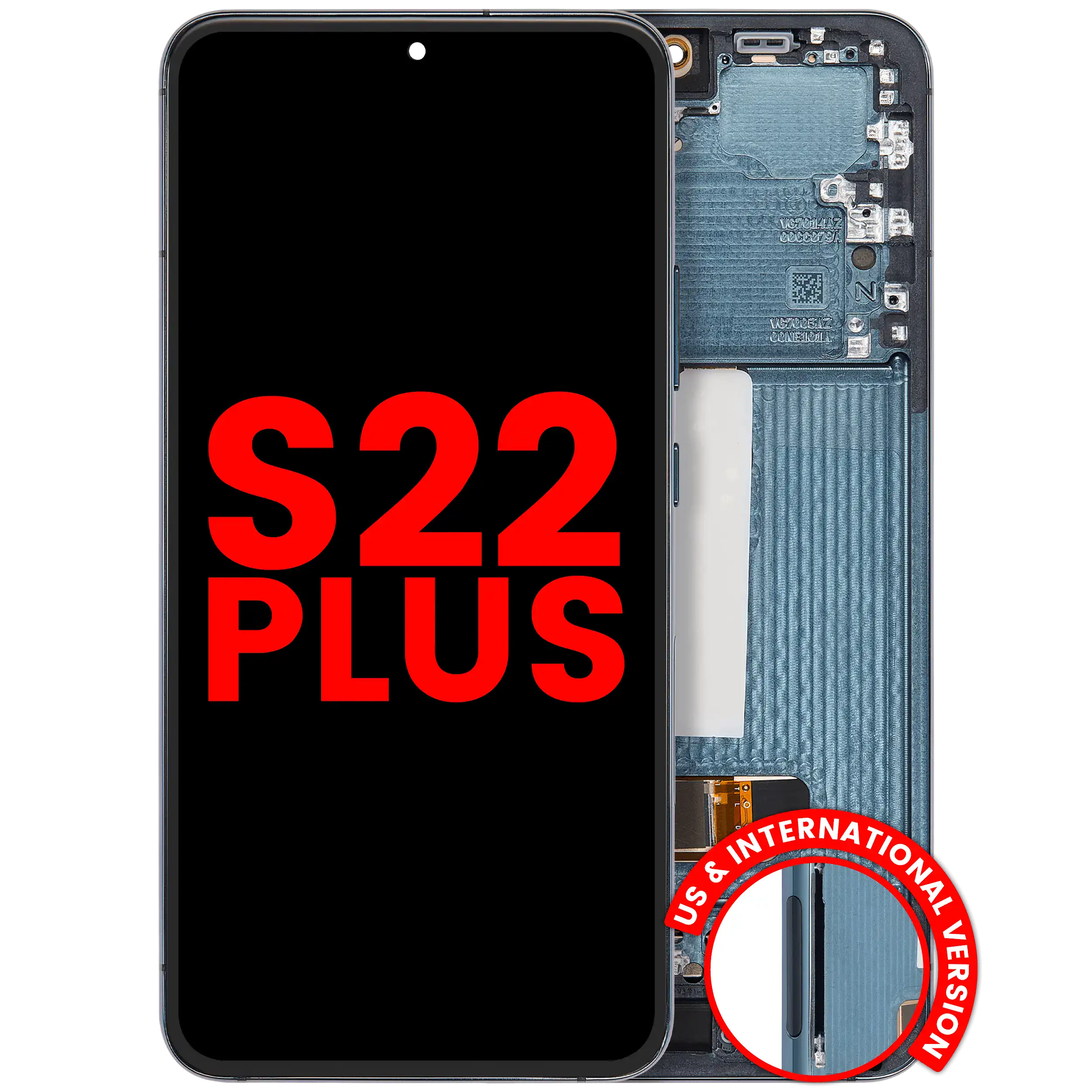 OLED Assembly With Frame For Samsung Galaxy S22 Plus 5G (US & International Version) (Aftermarket Plus) (Green)