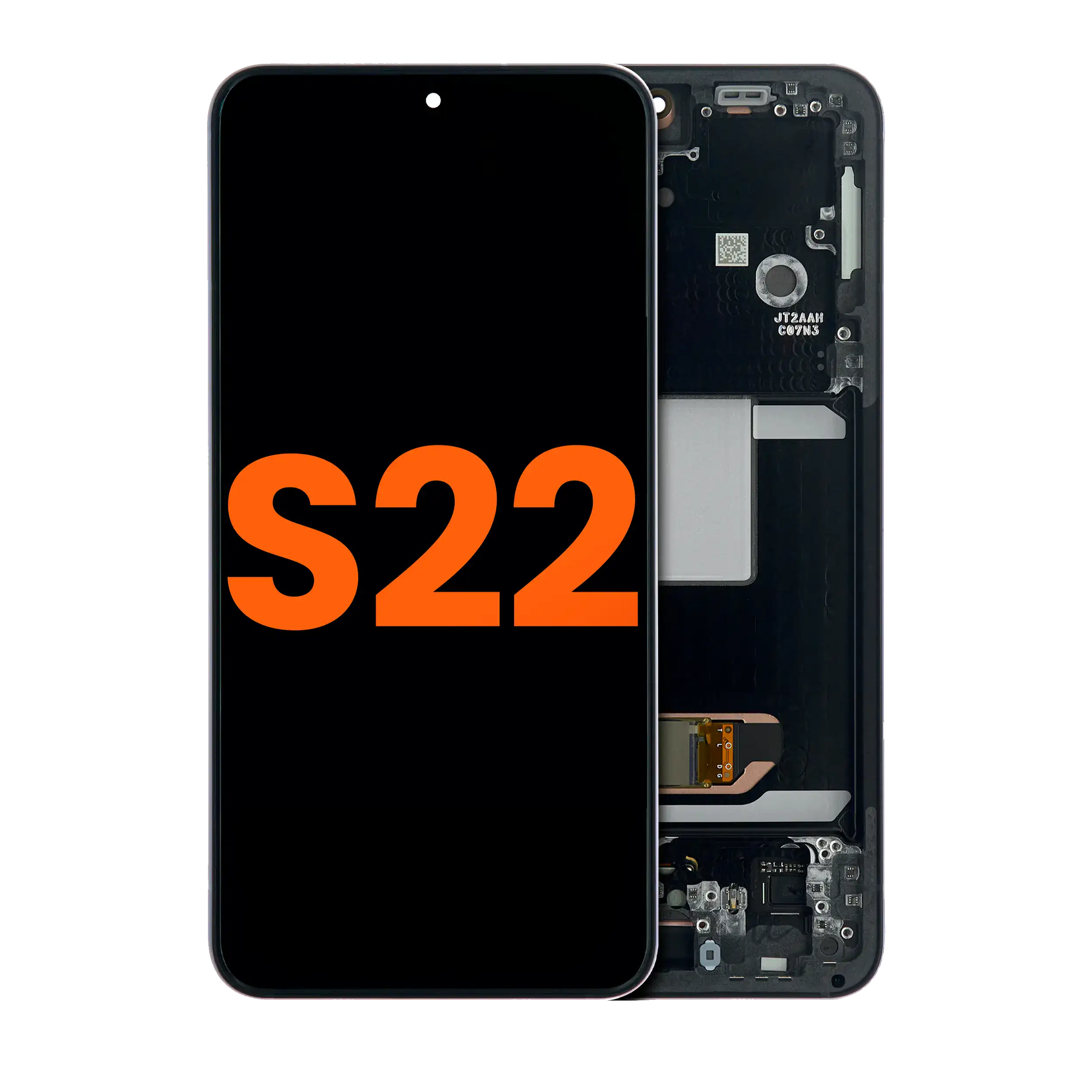 OLED Assembly With Frame For Samsung Galaxy S22 5G (Phantom Black)