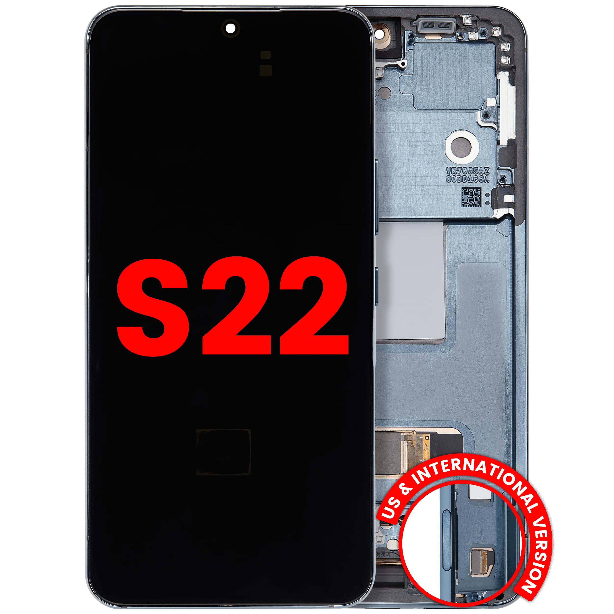 OLED Assembly With Frame For Samsung Galaxy S22 5G (US & International) (Aftermarket Plus) (Green)