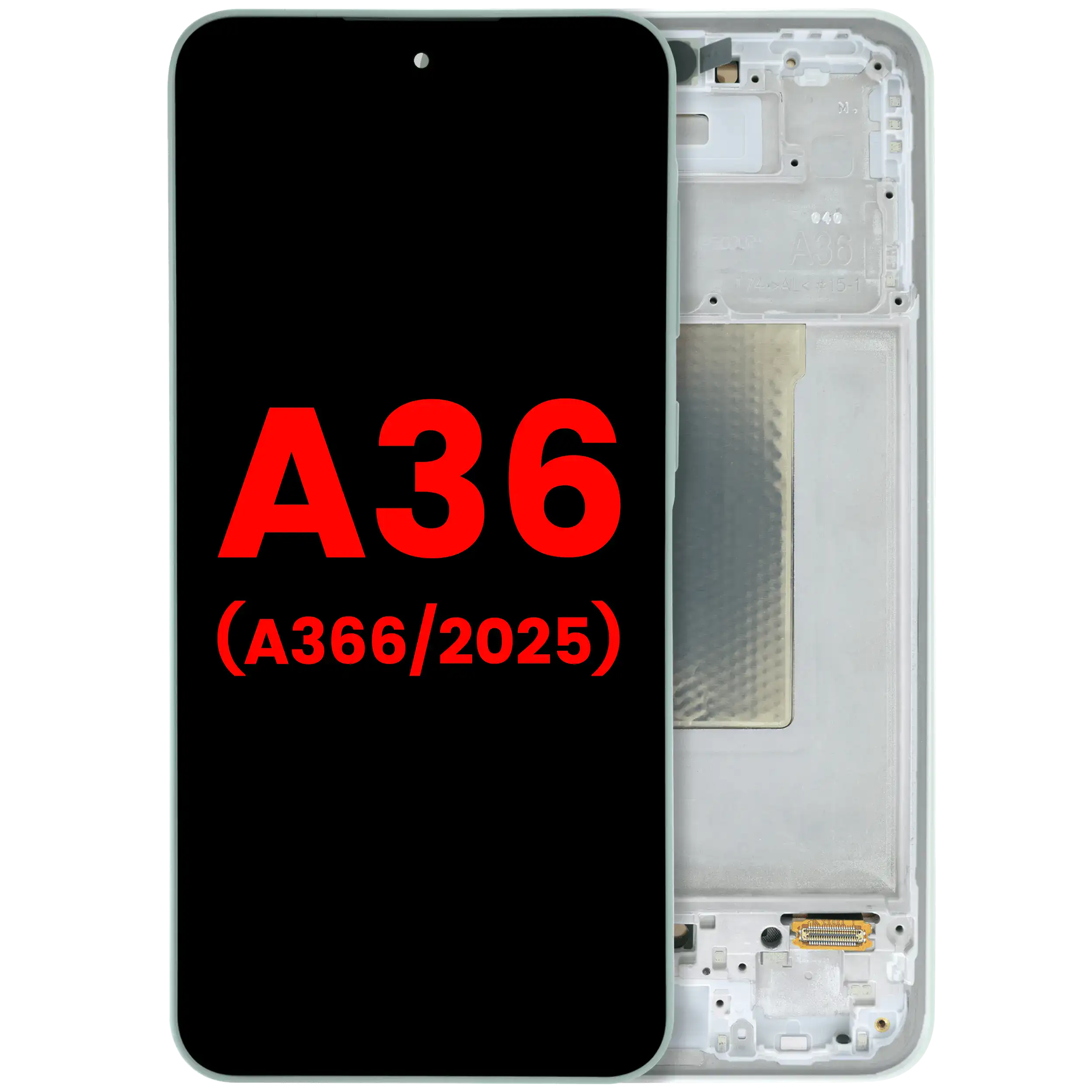 OLED Assembly With Frame For Samsung Galaxy A36 5G (A366 / 2025) (Lime)