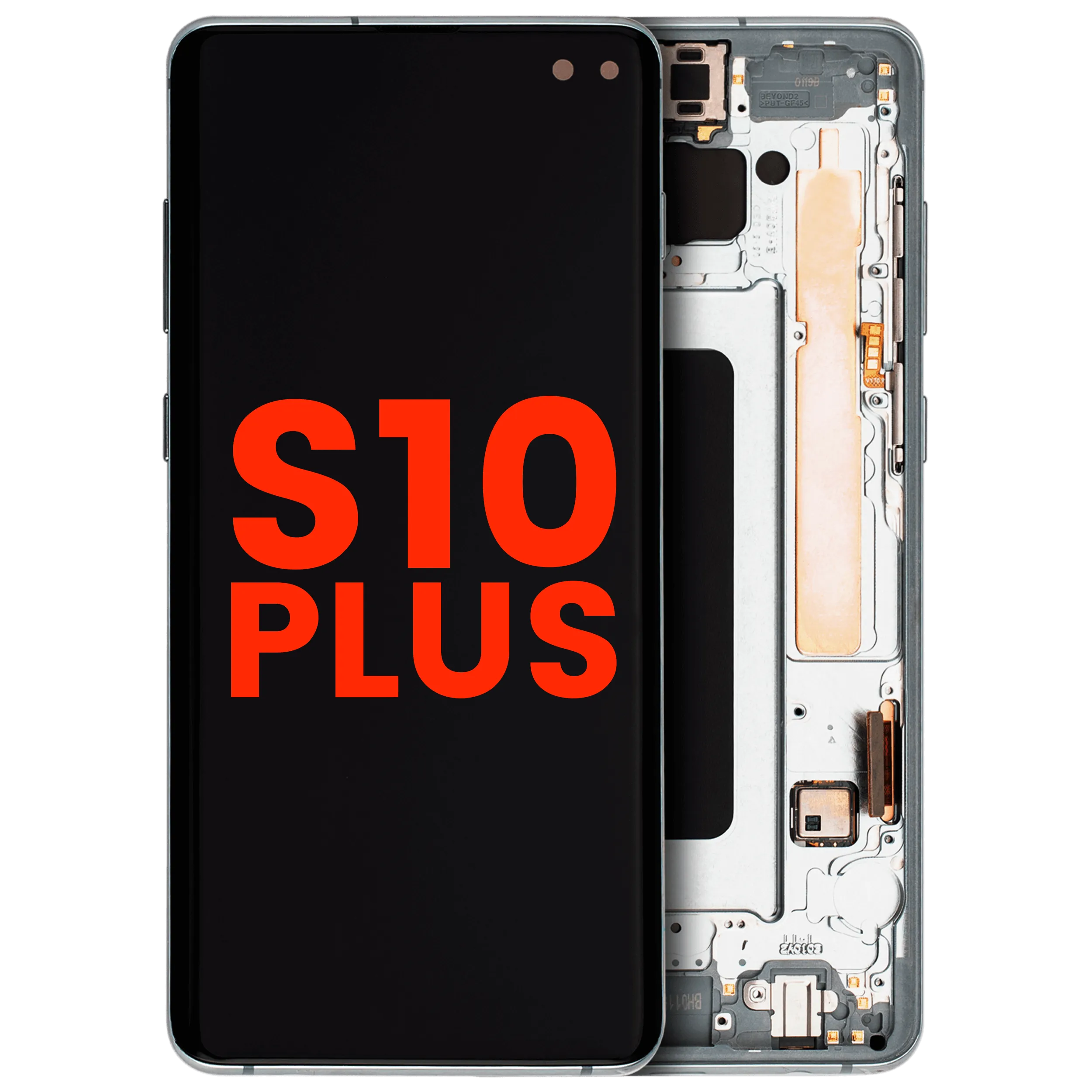 OLED Assembly With Frame For Samsung Galaxy S10 Plus (Aftermarket Plus) (Prism Green)