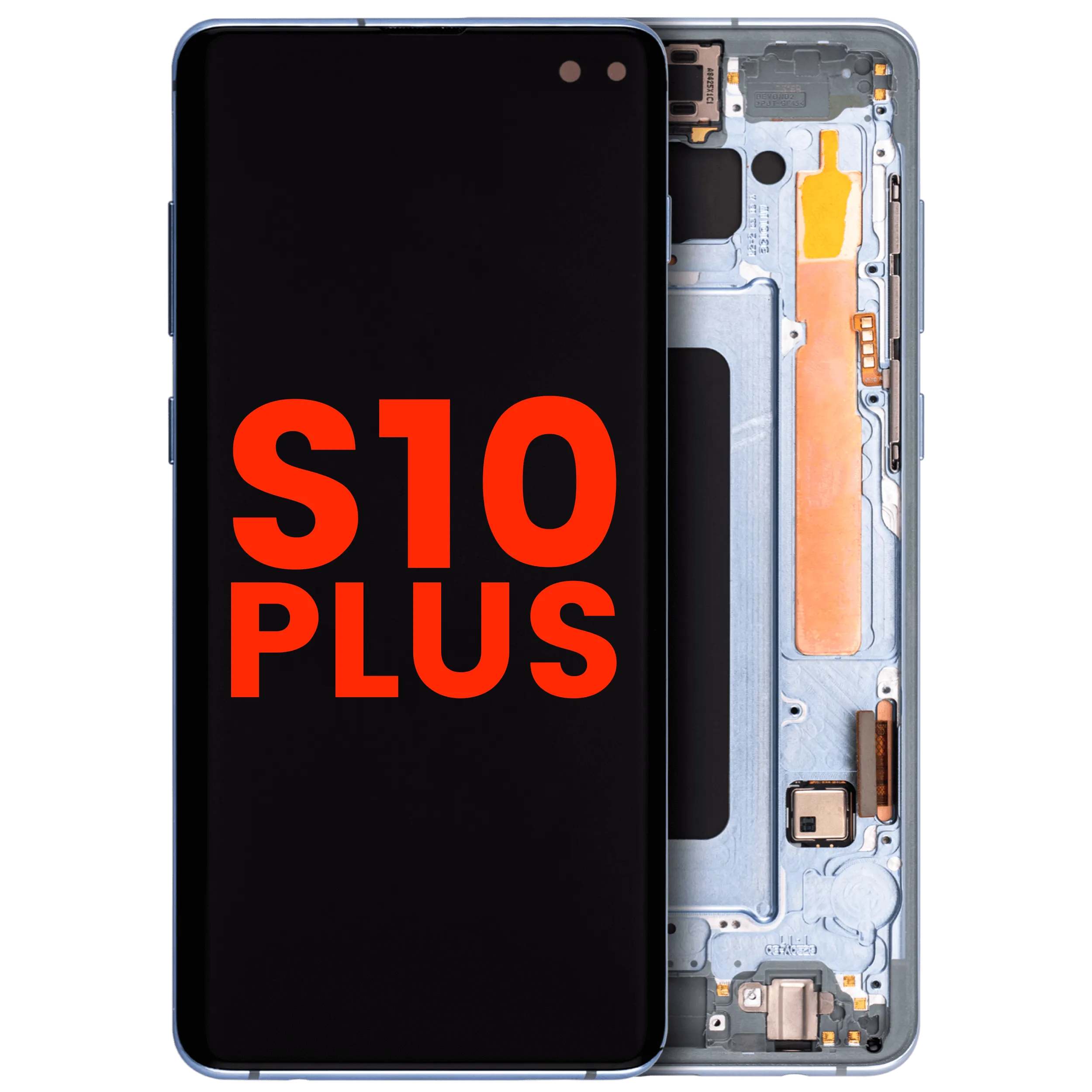 OLED Assembly With Frame For Samsung Galaxy S10 Plus (Aftermarket Plus) (Prism Blue)