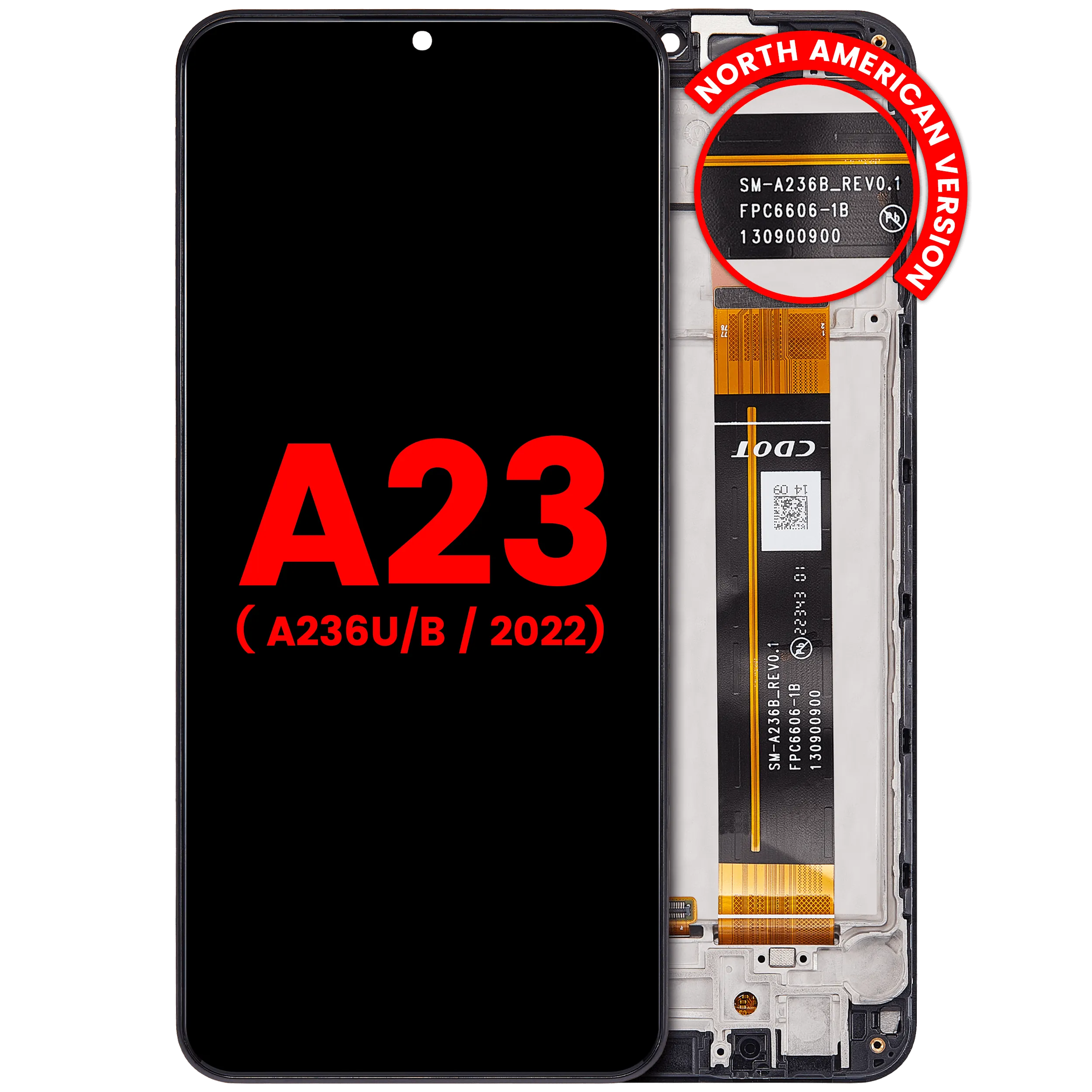 LCD Assembly With Frame For Samsung Galaxy A23 5G (A236U/B / 2022) (North American U/B Version)