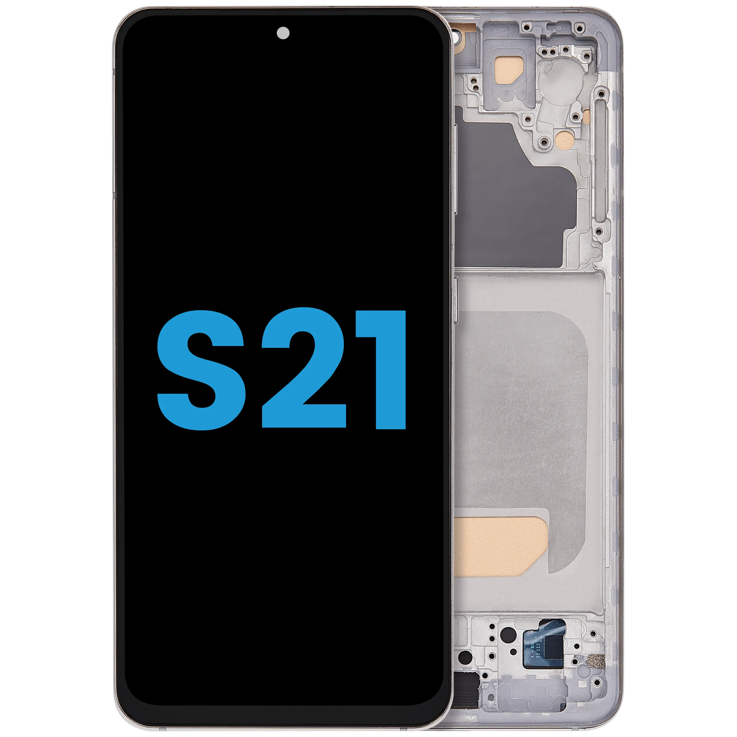 LCD Assembly With Frame (Without FingerPrint Sensor) For Samsung Galaxy S21 5G (Phantom White)