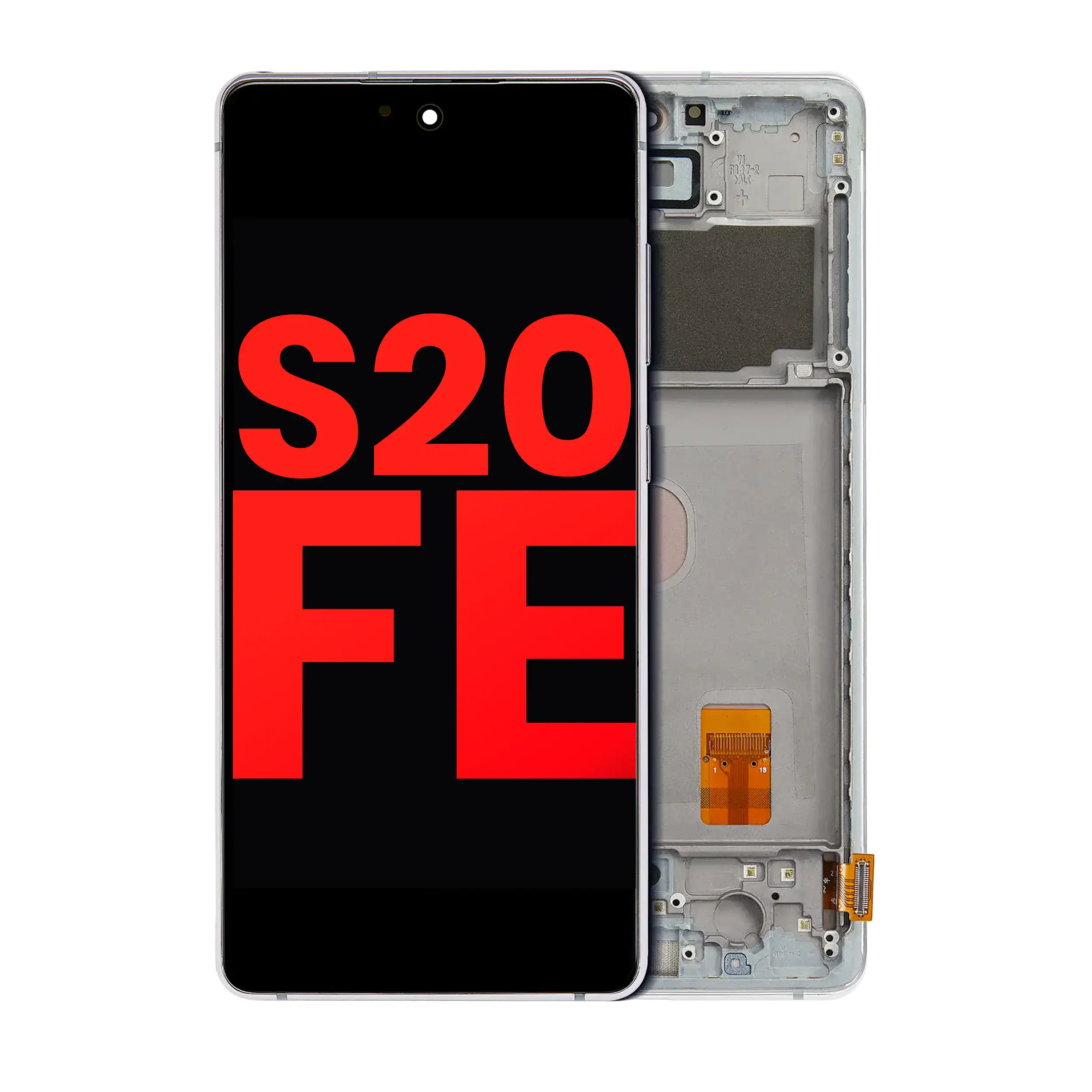 OLED Assembly With Frame For Samsung Galaxy S20 FE 4G / 5G (Aftermarket Plus) (Cloud Mint)