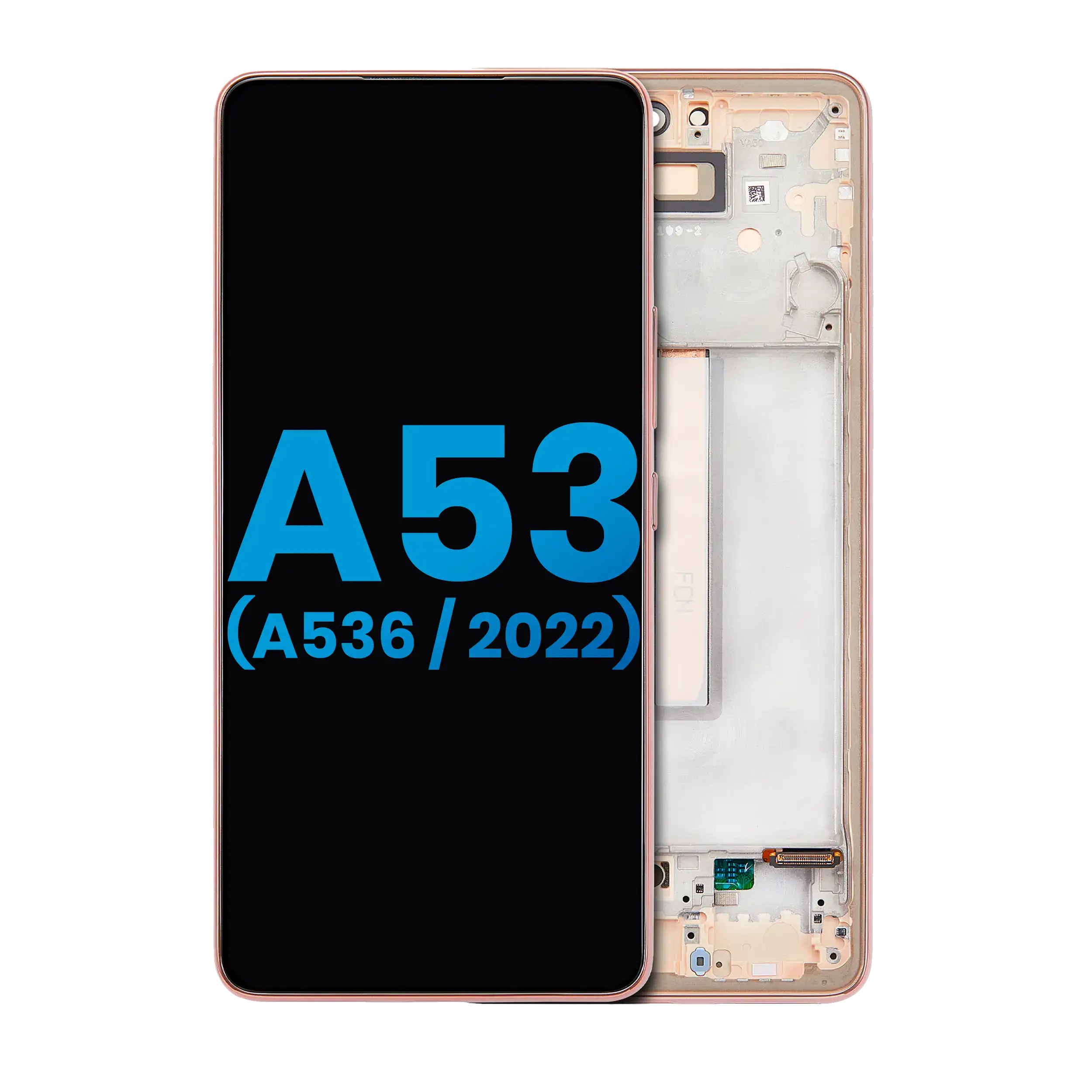LCD Assembly With Frame For Samsung Galaxy A53 5G (A536 / 2022) (Without Finger Print Sensor) (Peach)