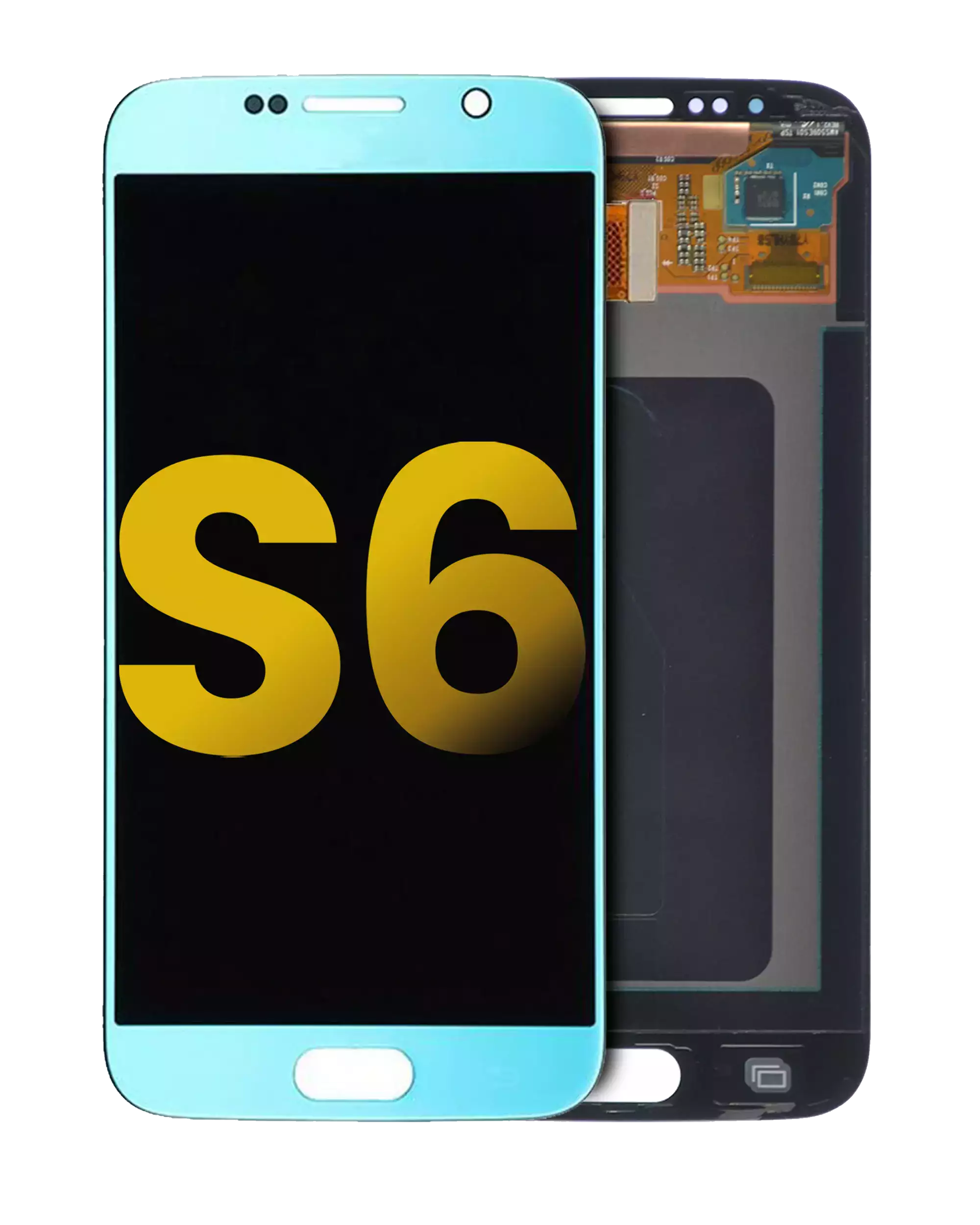 OLED Assembly Without Frame For Samsung Galaxy S6 (Blue Topaz)