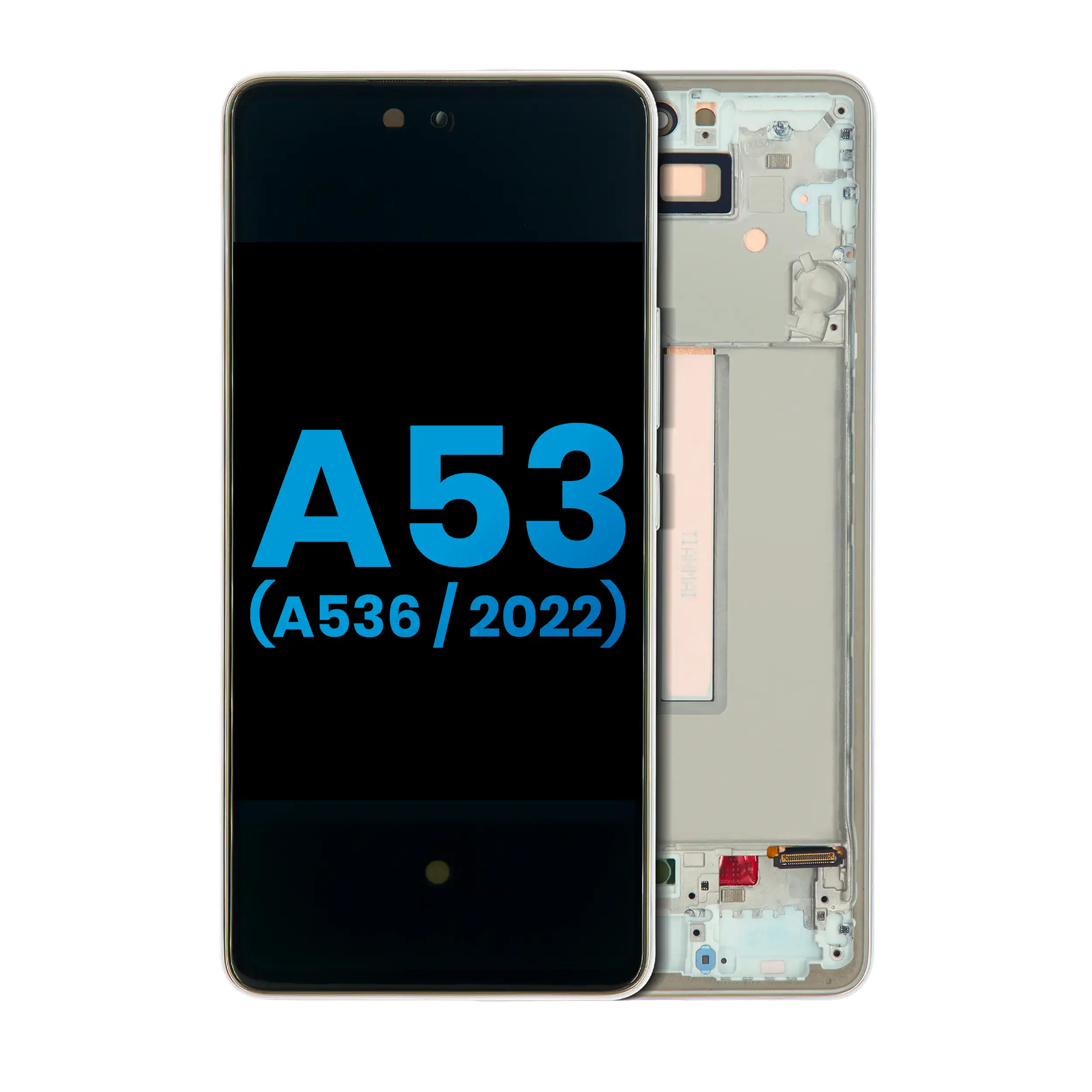 LCD Assembly With Frame For Samsung Galaxy A53 5G (A536 / 2022) (Without Finger Print Sensor) (White)