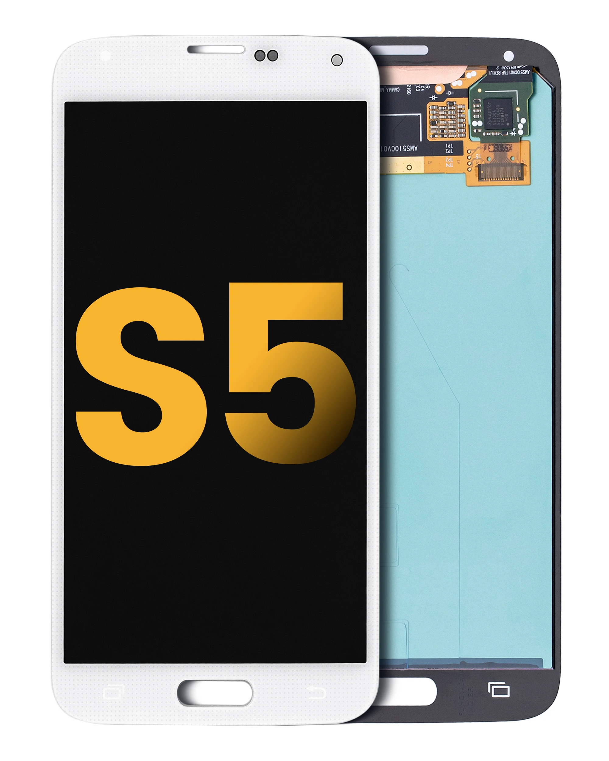 OLED Assembly Without Frame For Samsung Galaxy S5 (White)
