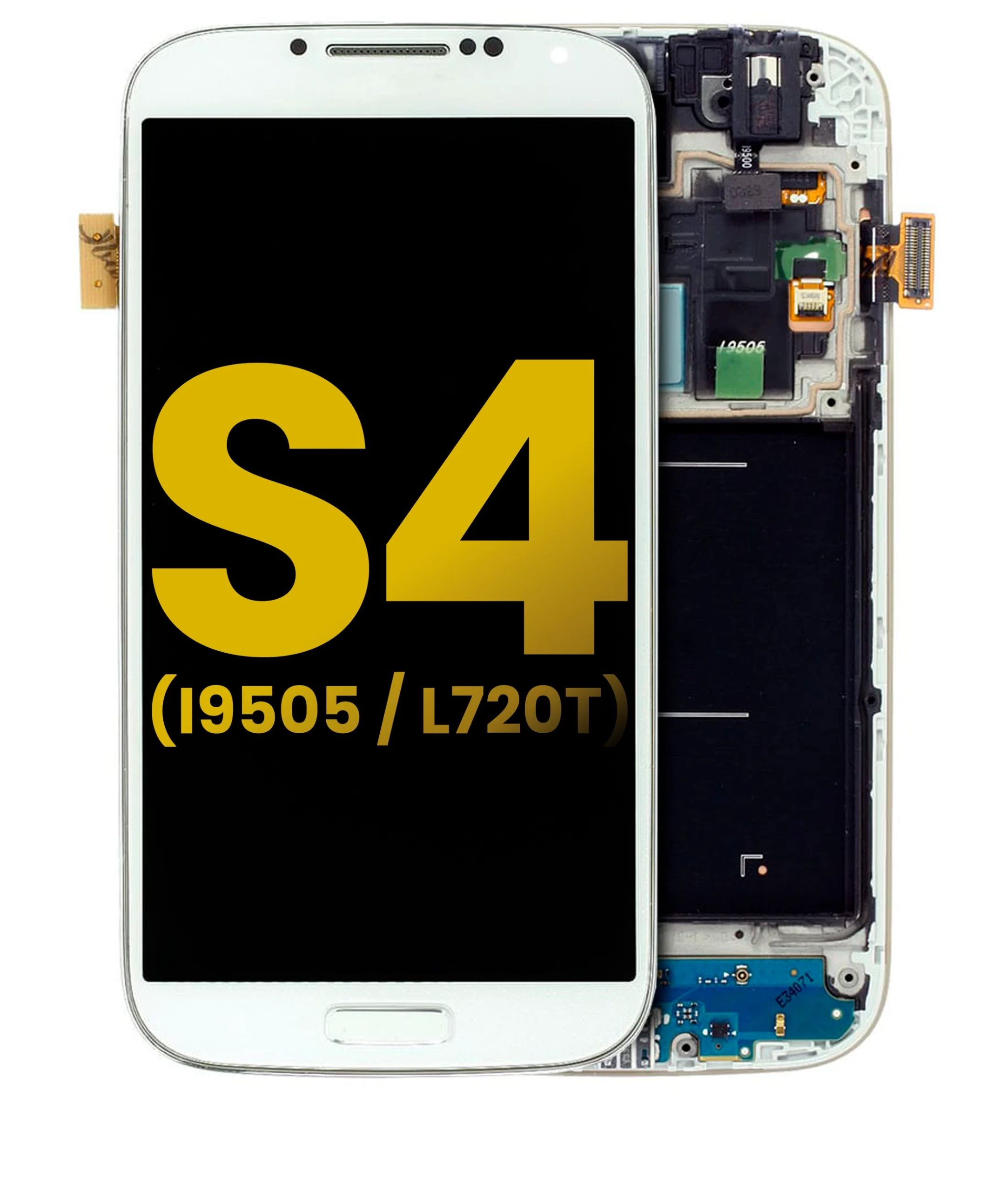 OLED Assembly With Frame For Samsung Galaxy S4 (i9505 / L720T) (International / Sprint (GSM Model) (White)