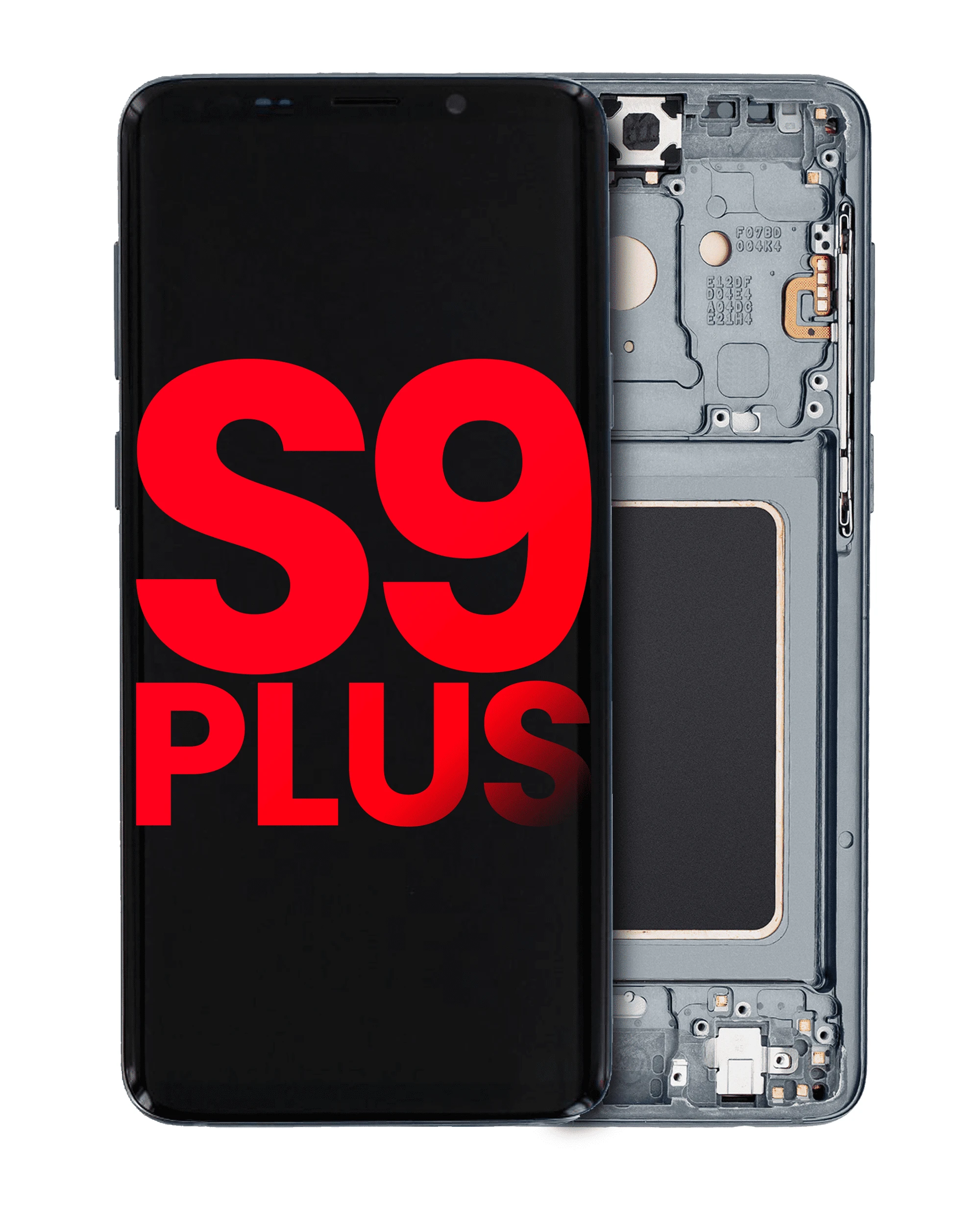 OLED Assembly With Frame For Samsung Galaxy S9 Plus (Aftermarket Plus) (Titanium Gray)