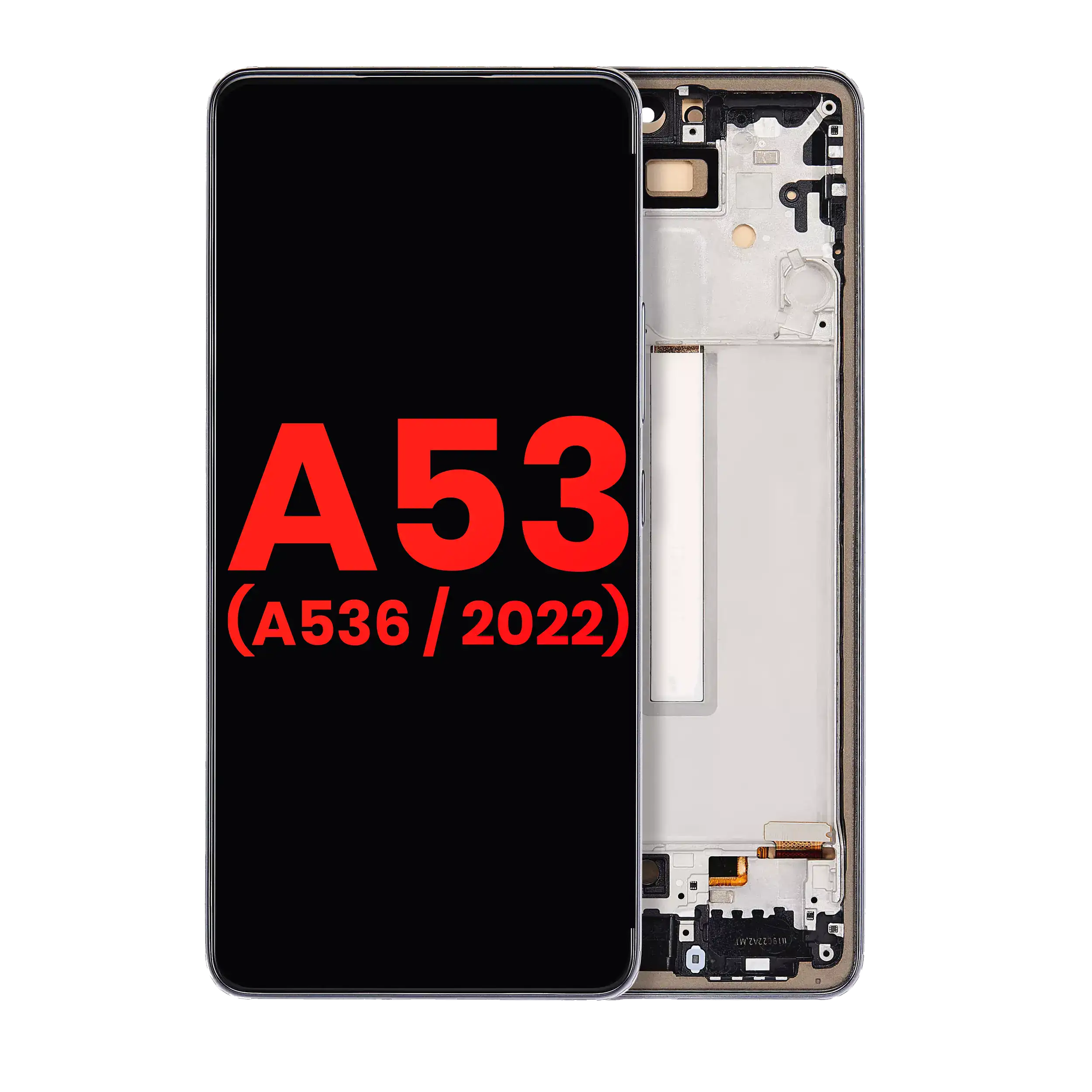 OLED Assembly With Frame For Samsung Galaxy A53 5G (A536 / 2022) (6.36″) (Black)
