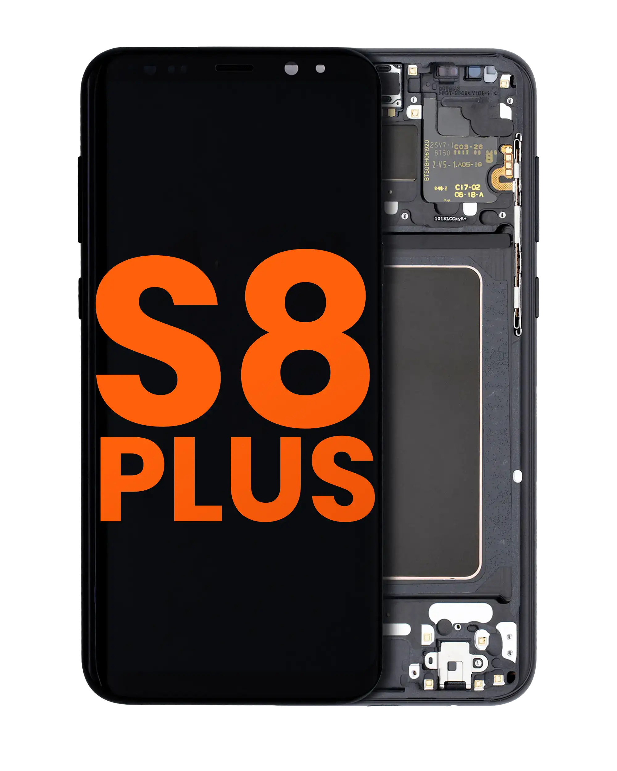 OLED Assembly With Frame For Samsung Galaxy S8 Plus (Midnight Black)