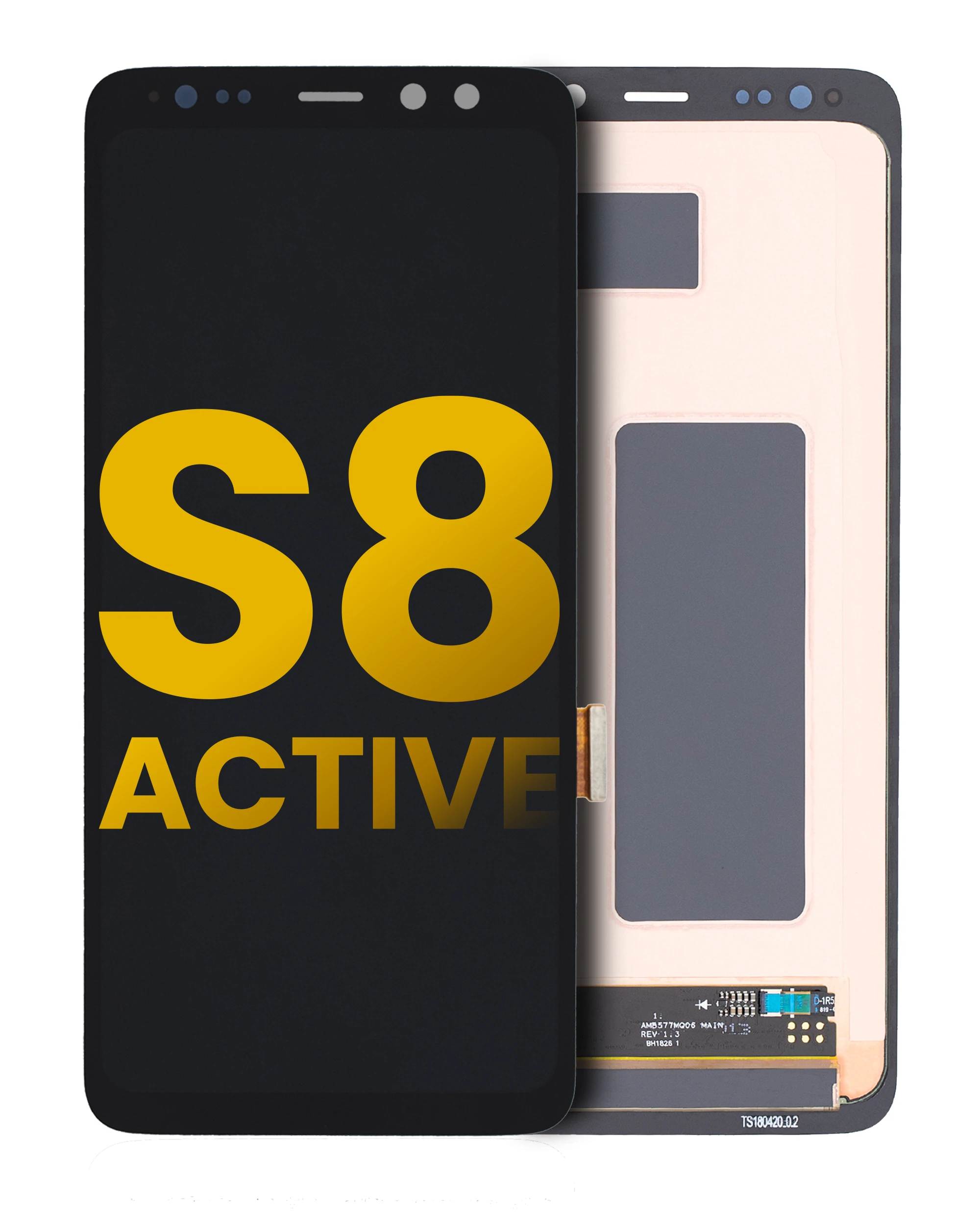 OLED Assembly Without Frame For Samsung Galaxy S8 Active (Meteor Gray)