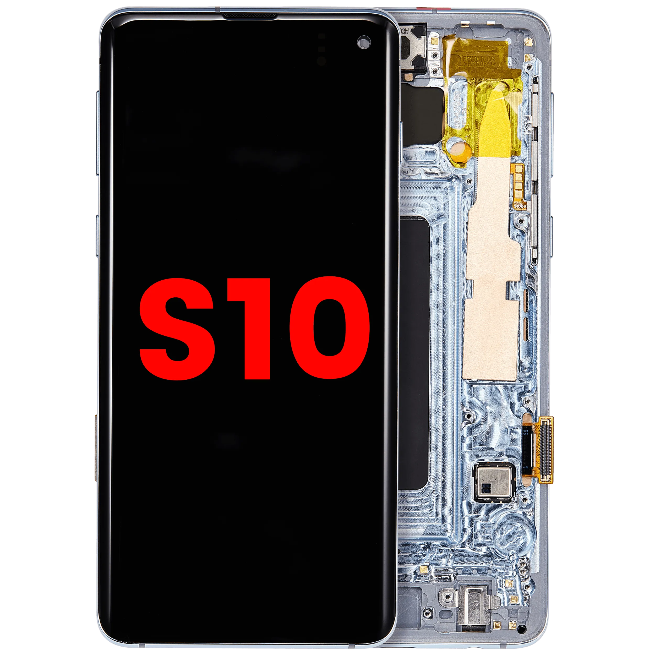OLED Assembly With Frame For Samsung Galaxy S10 (Aftermarket Plus) (Prism Blue)