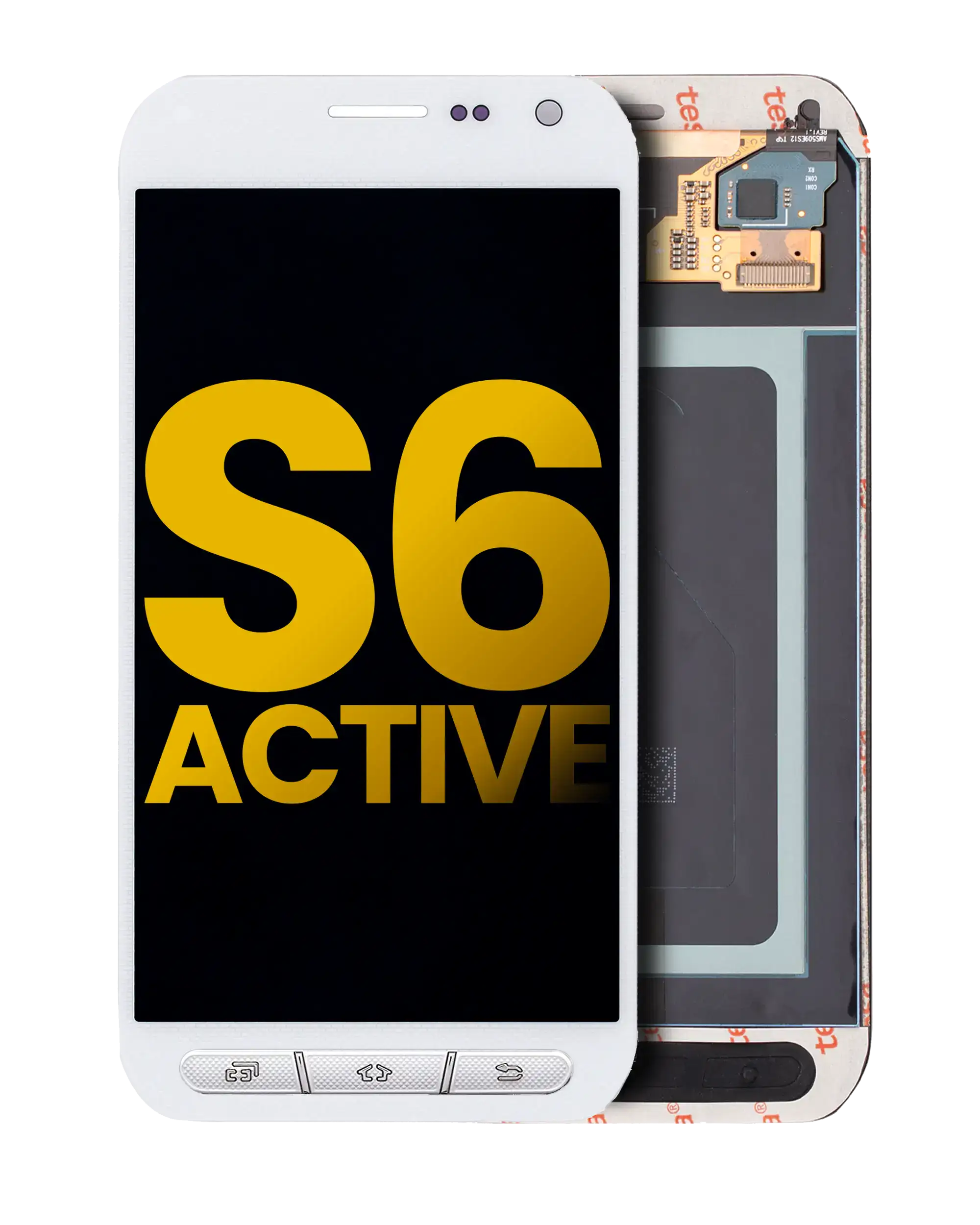 OLED Assembly Without Frame For Samsung Galaxy S6 Active (White)