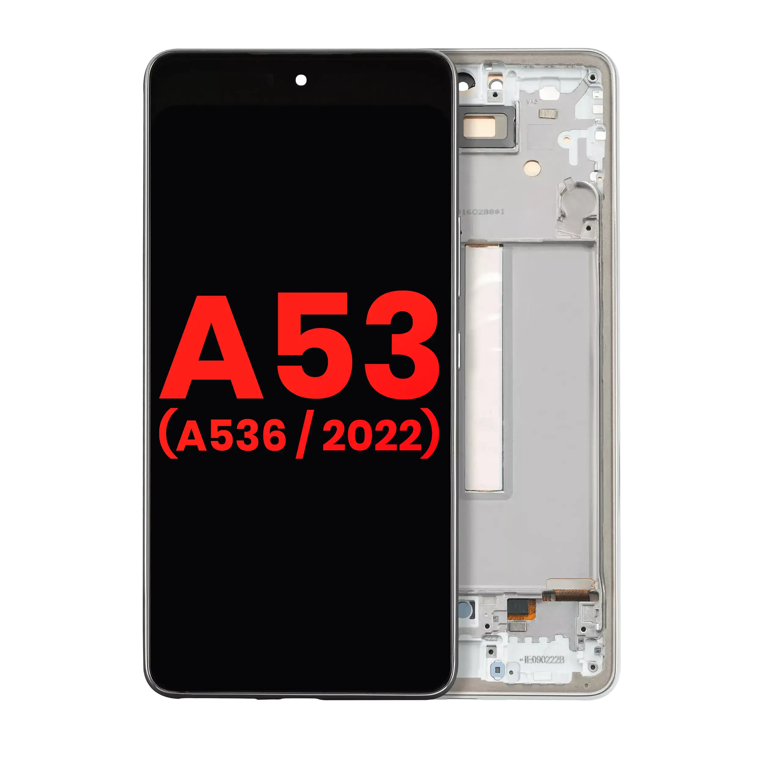 OLED Assembly With Frame For Samsung Galaxy A53 5G ( A536 / 2022) (6.36″) (White)