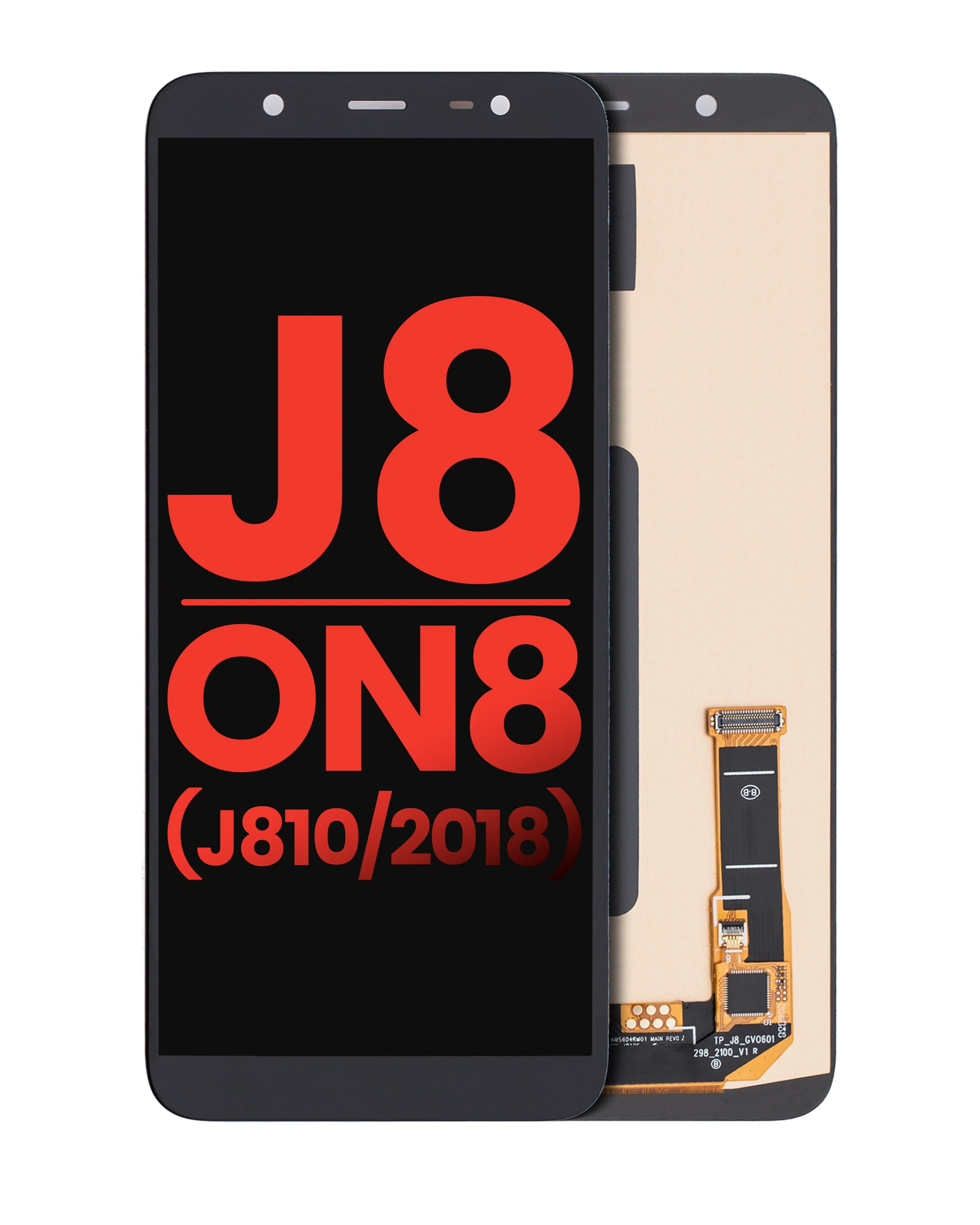 OLED Assembly Without Frame For Samsung Galaxy J8 / On8 (J810 / 2018) (Aftermarket Plus) (Black)