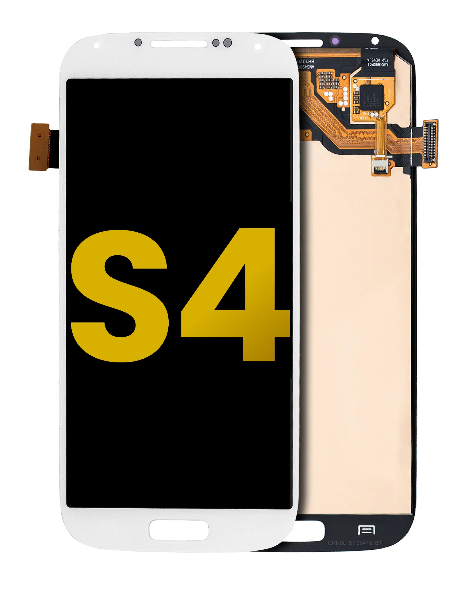 OLED Assembly Without Frame For Samsung Galaxy S4 (White)