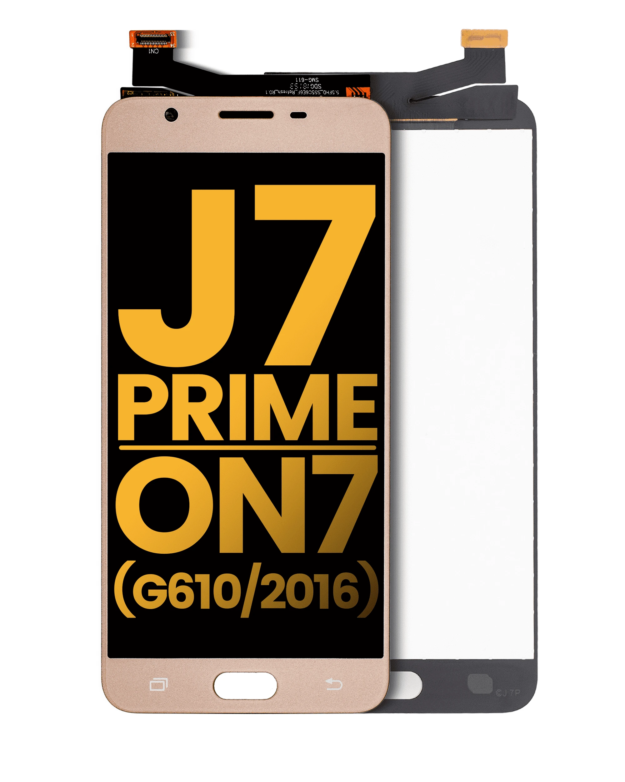 LCD Assembly Without Frame For Samsung Galaxy J7 Prime / On7 (G610 / 2016) (Gold)