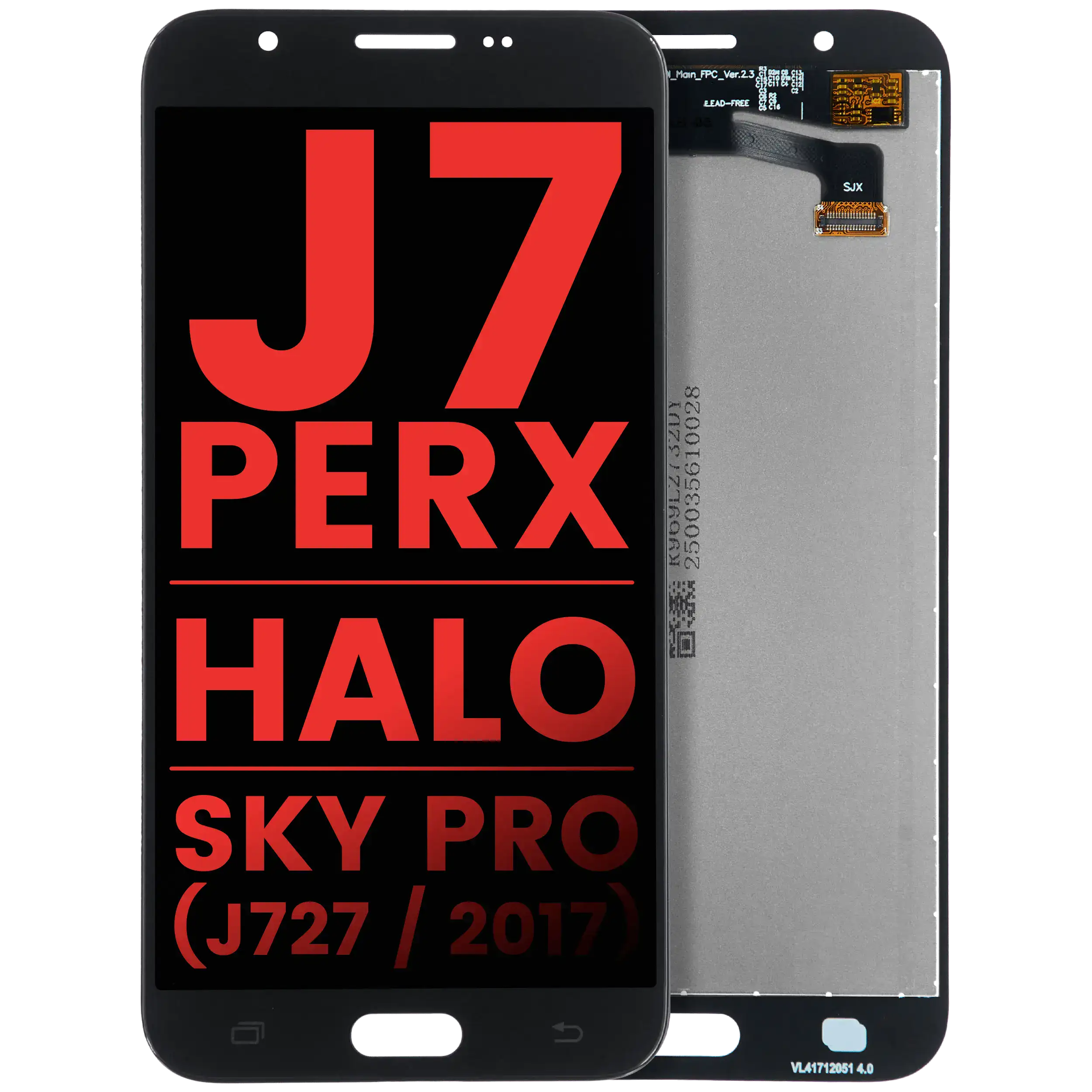 LCD Assembly Without Frame For Samsung Galaxy J7 Perx / Halo / Sky Pro (J727 / 2017) (Aftermarket Plus) (Black)